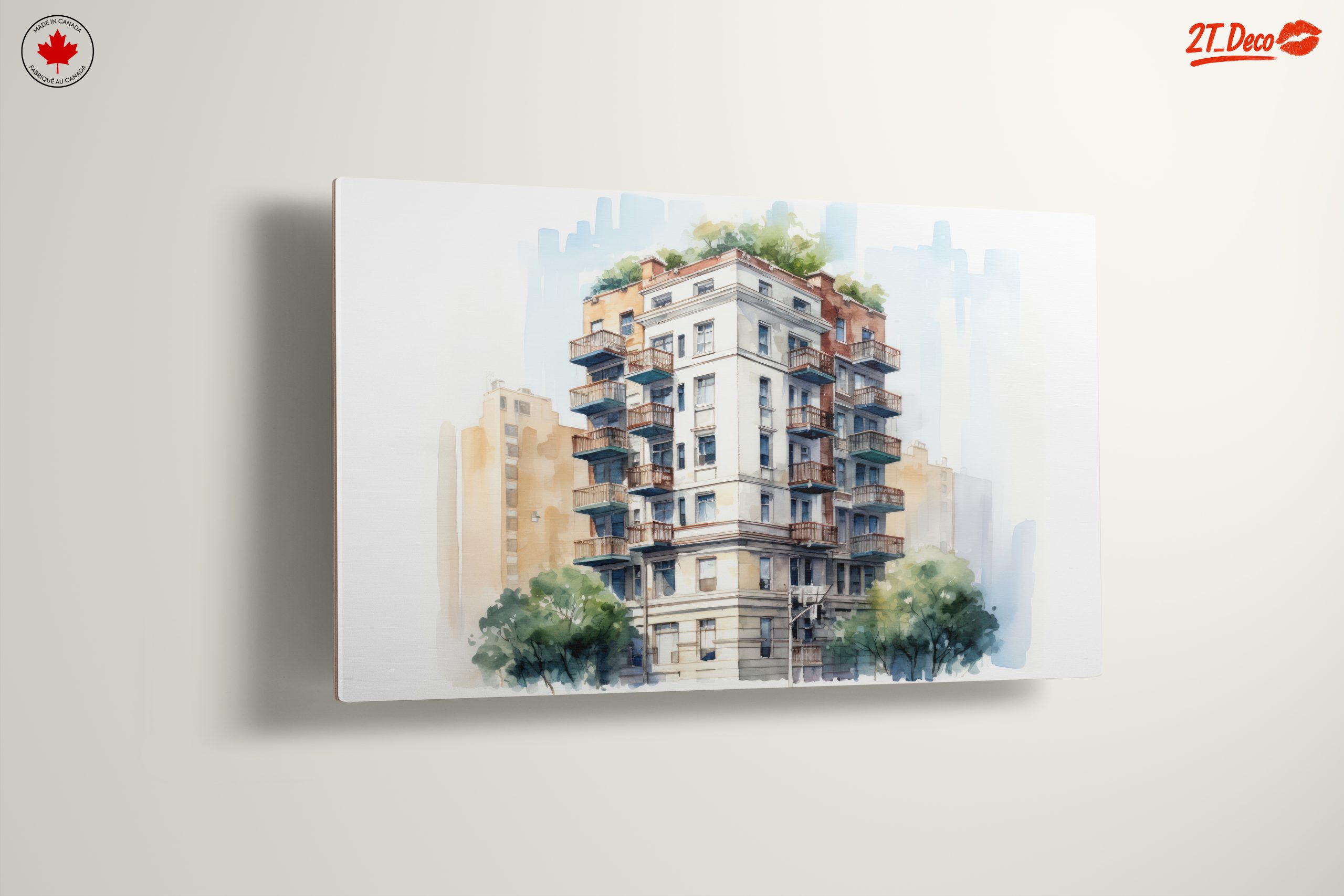 Contemporary Urban Building Artwork - Image 13