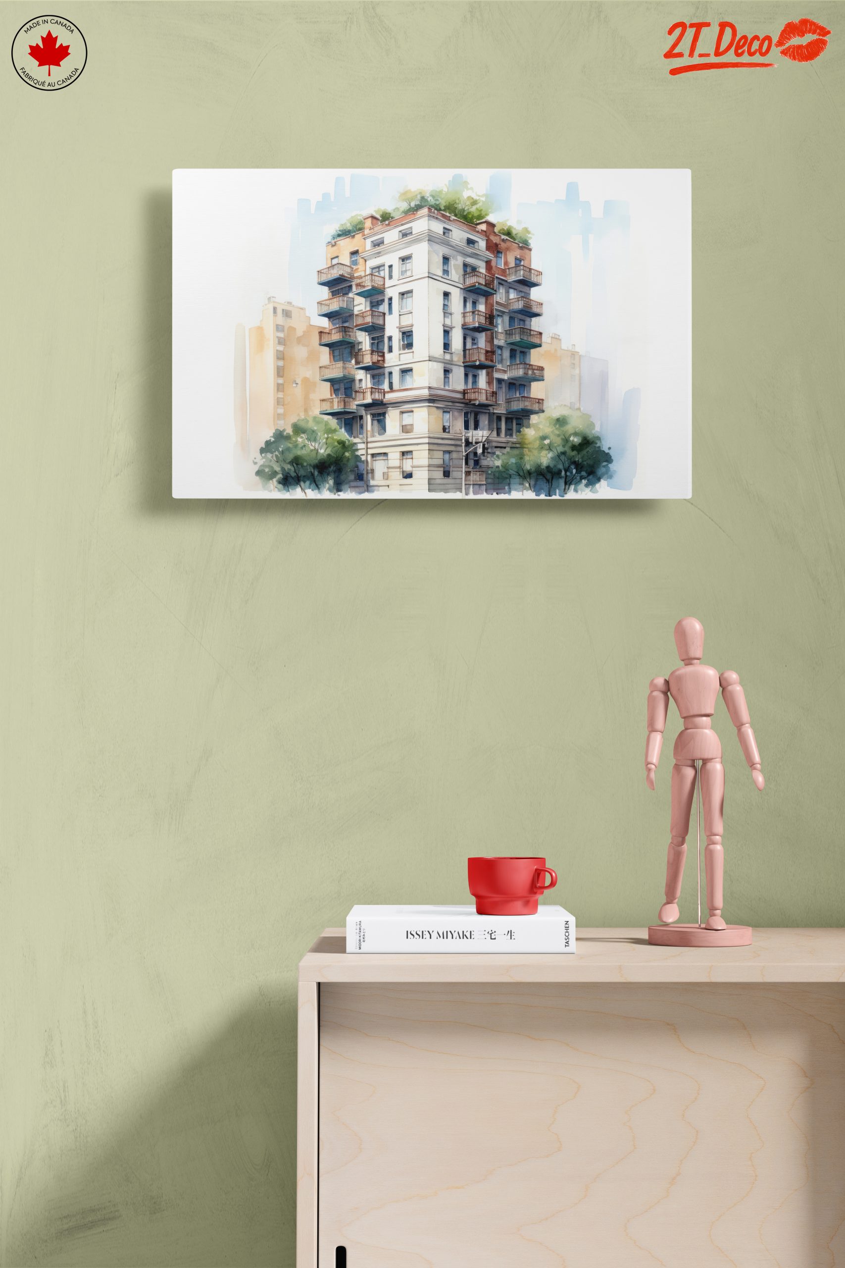 Contemporary Urban Building Artwork - Image 14