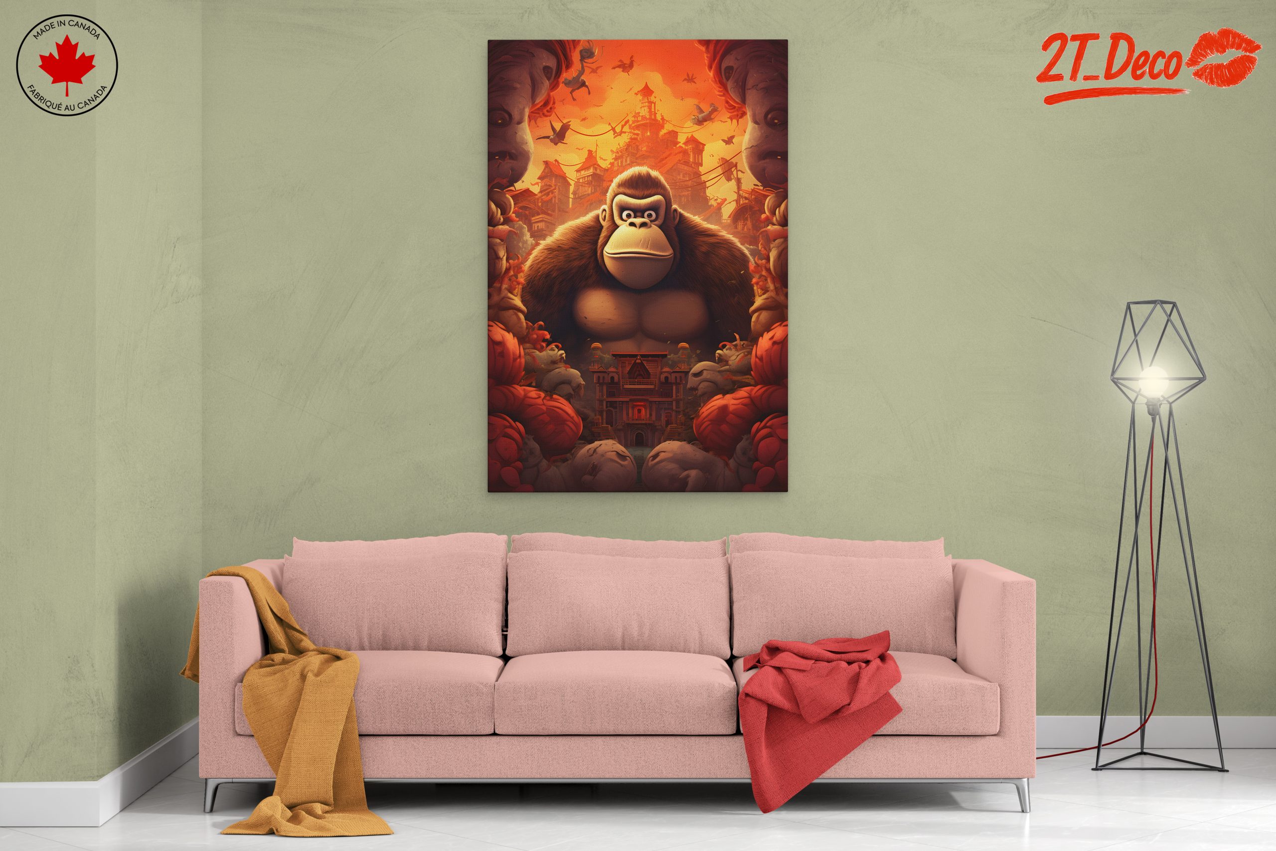 Dynamic Cartoon Character in Vibrant Setting - Image 2