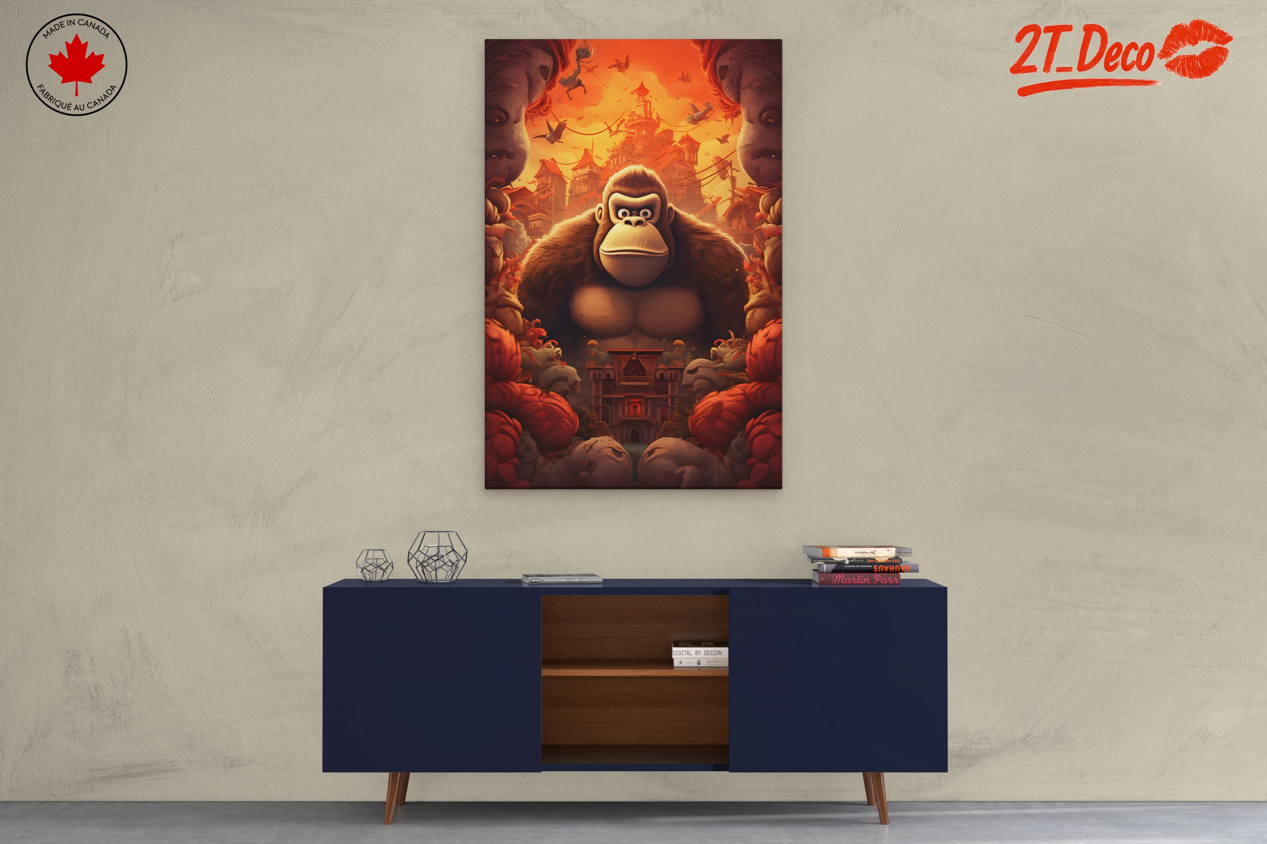 Dynamic Cartoon Character in Vibrant Setting - Image 3
