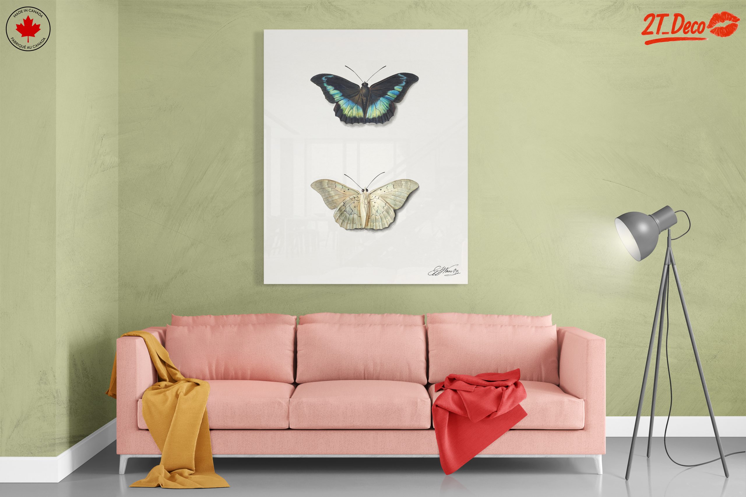 Realistic Butterfly Illustrations in Elegant Display - Image 7