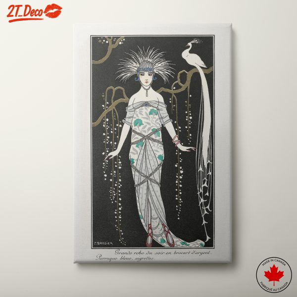 Elegant Stylized Female Figure Art
