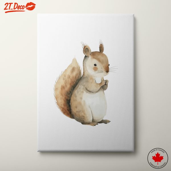 Adorable Squirrel Illustration