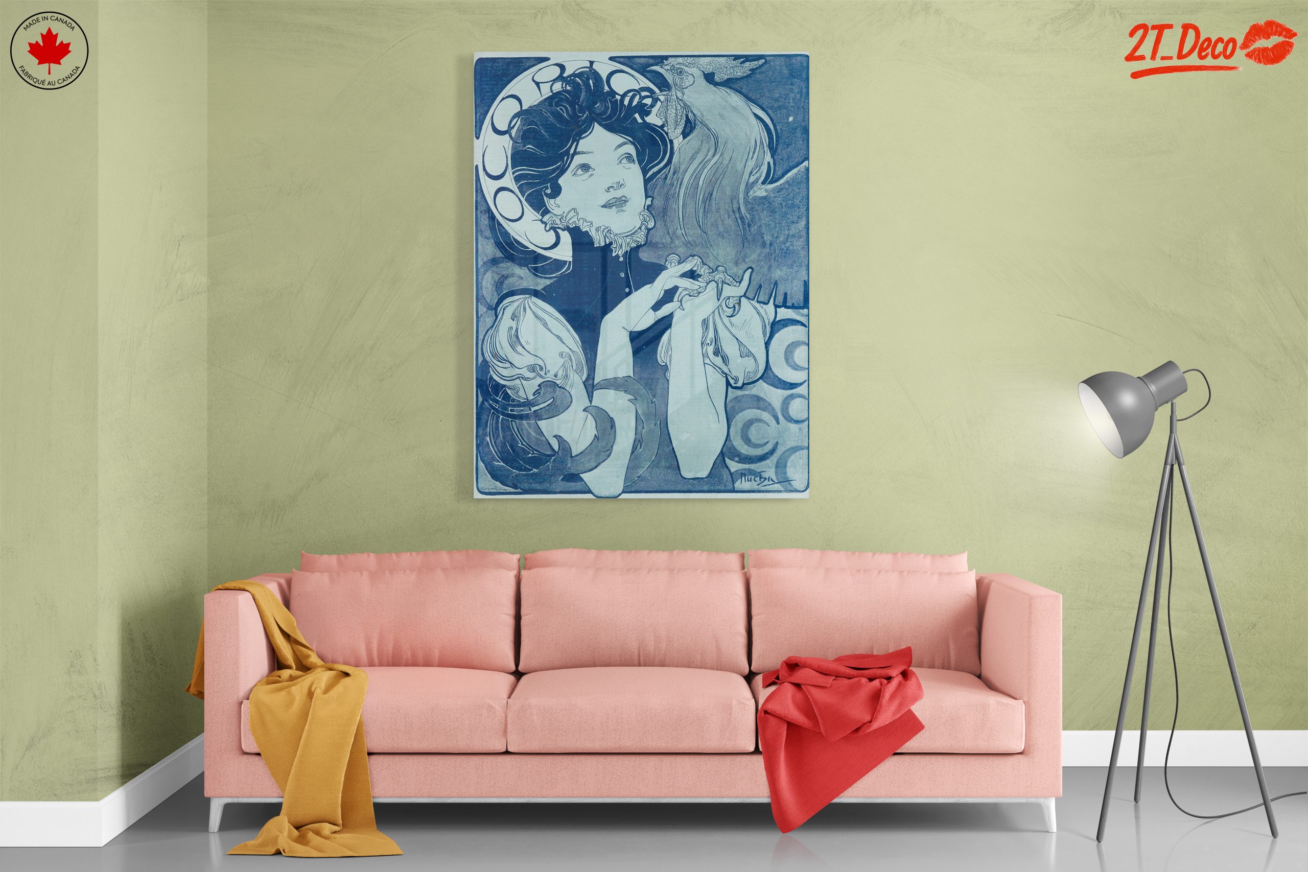Stylized Portrait of a Woman with a Rooster - Image 7