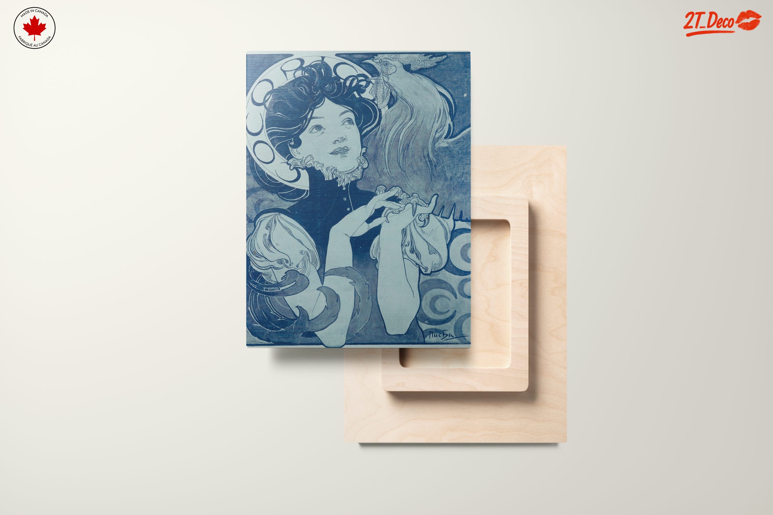 Stylized Portrait of a Woman with a Rooster - Image 11