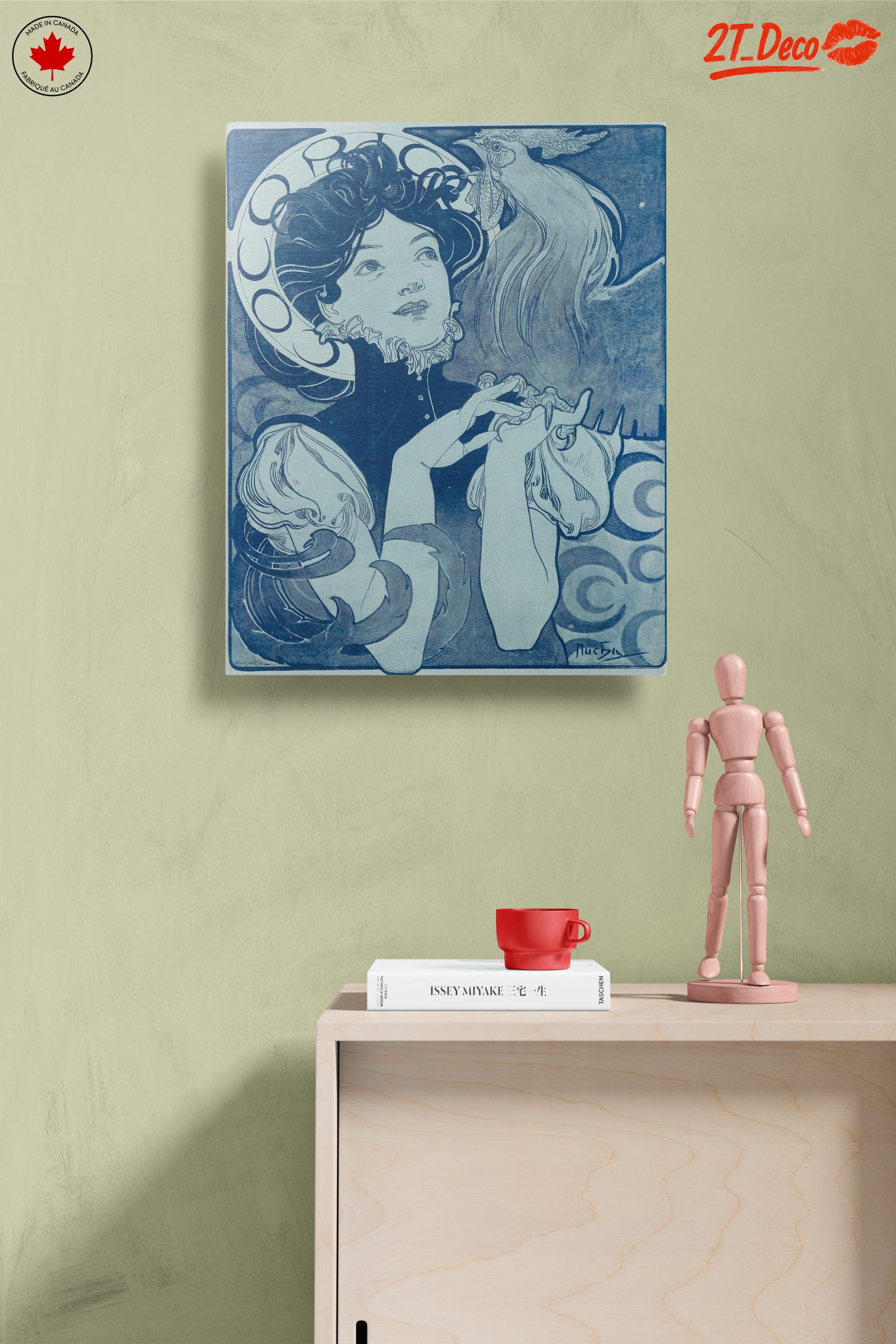 Stylized Portrait of a Woman with a Rooster - Image 14