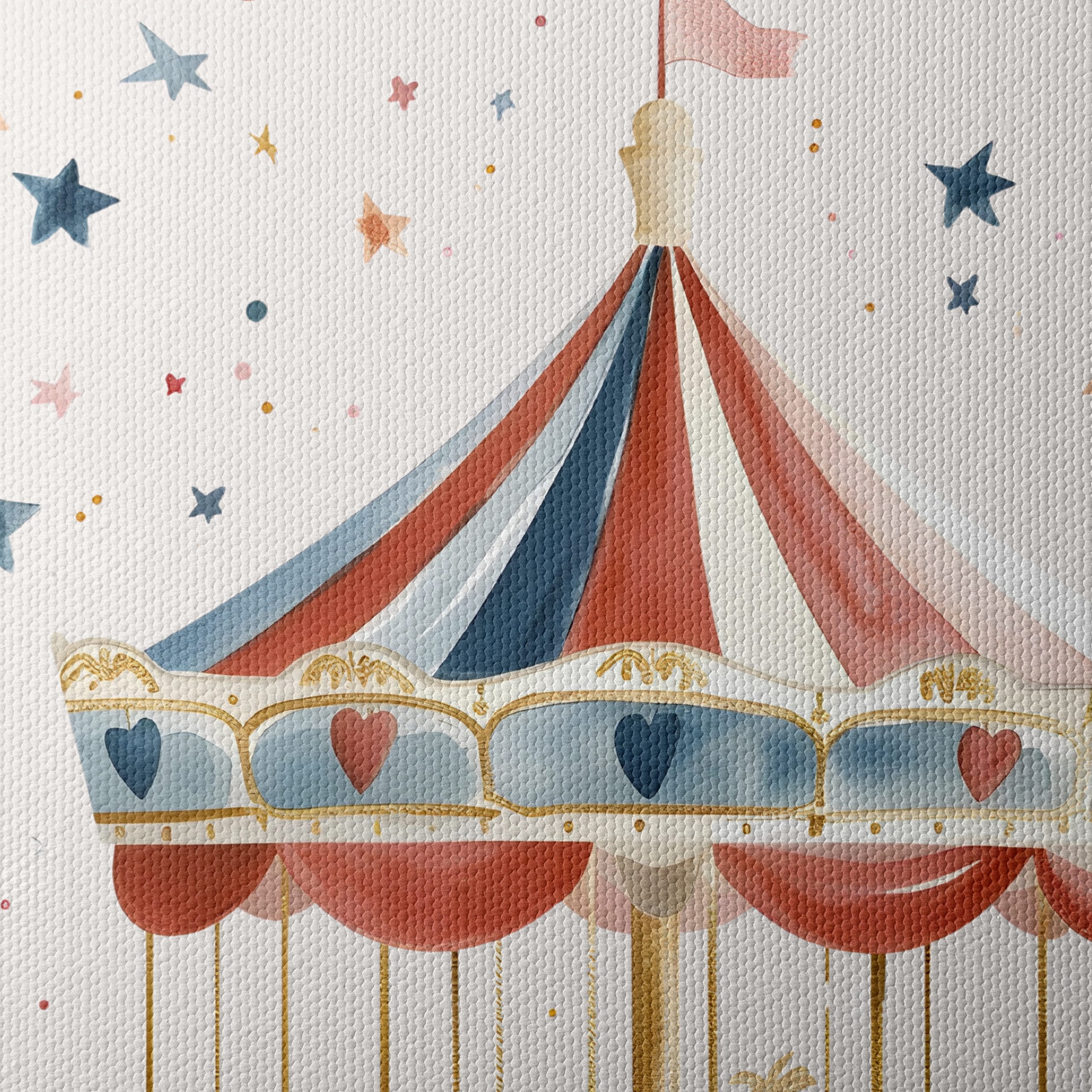 Playful Carousel in Soft Colors - Image 4