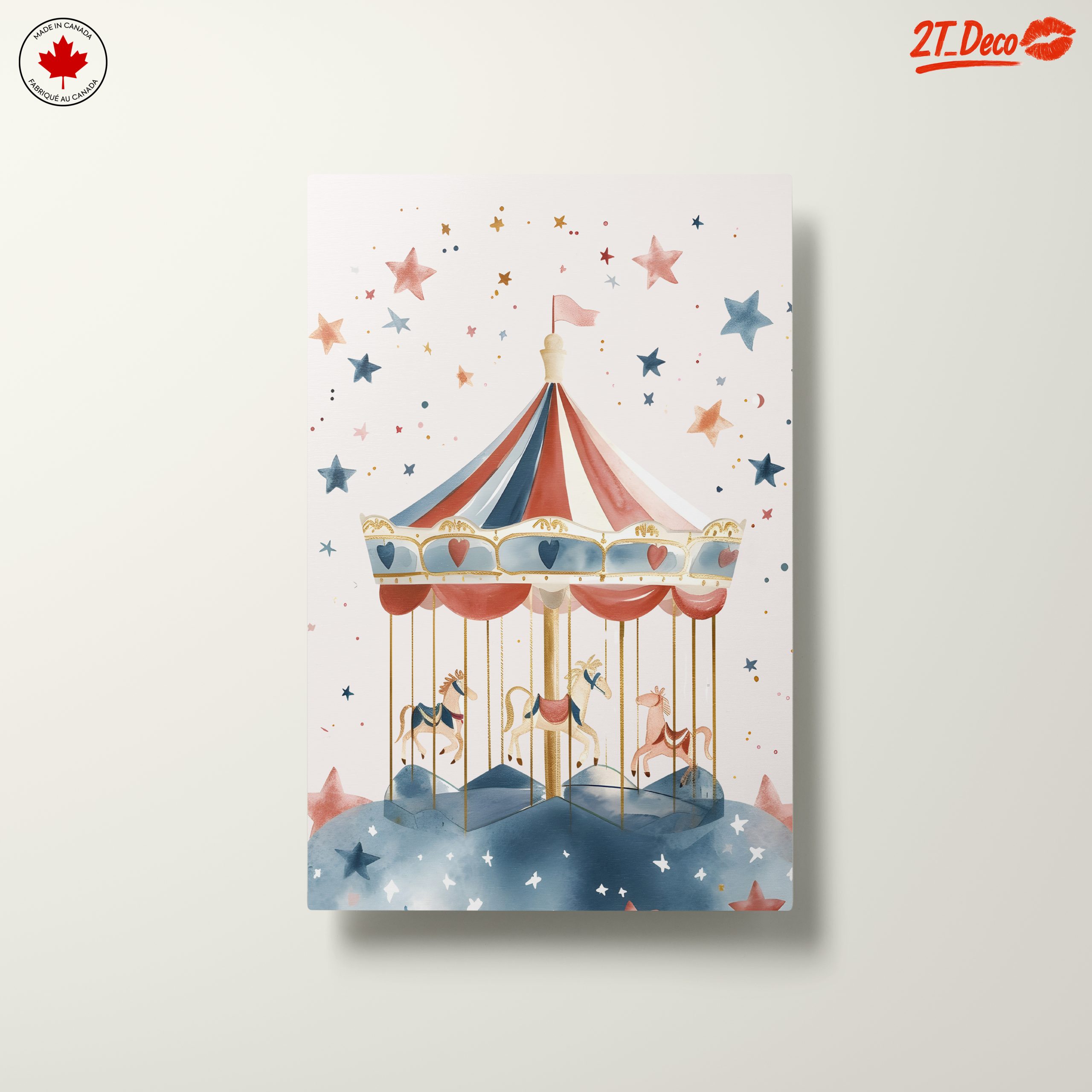 Playful Carousel in Soft Colors - Image 10