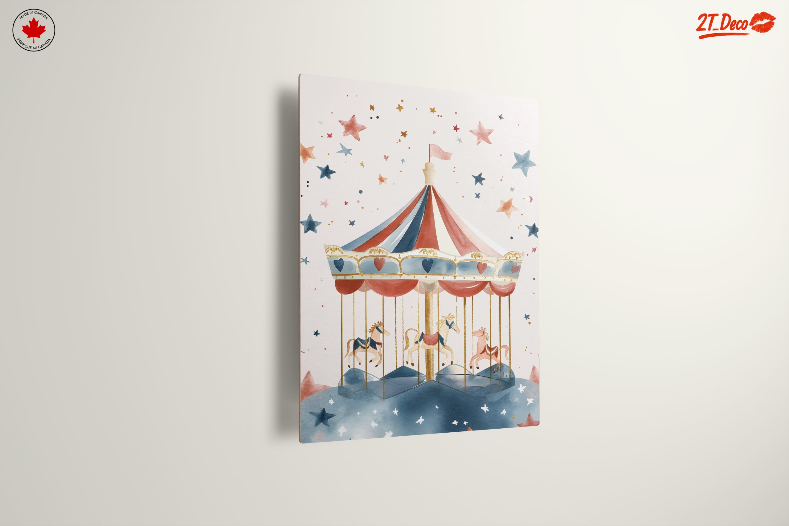 Playful Carousel in Soft Colors - Image 13