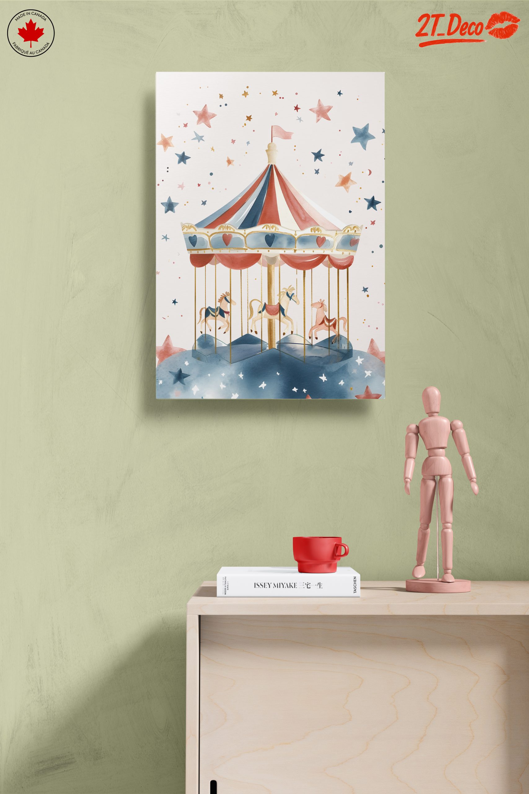 Playful Carousel in Soft Colors - Image 14