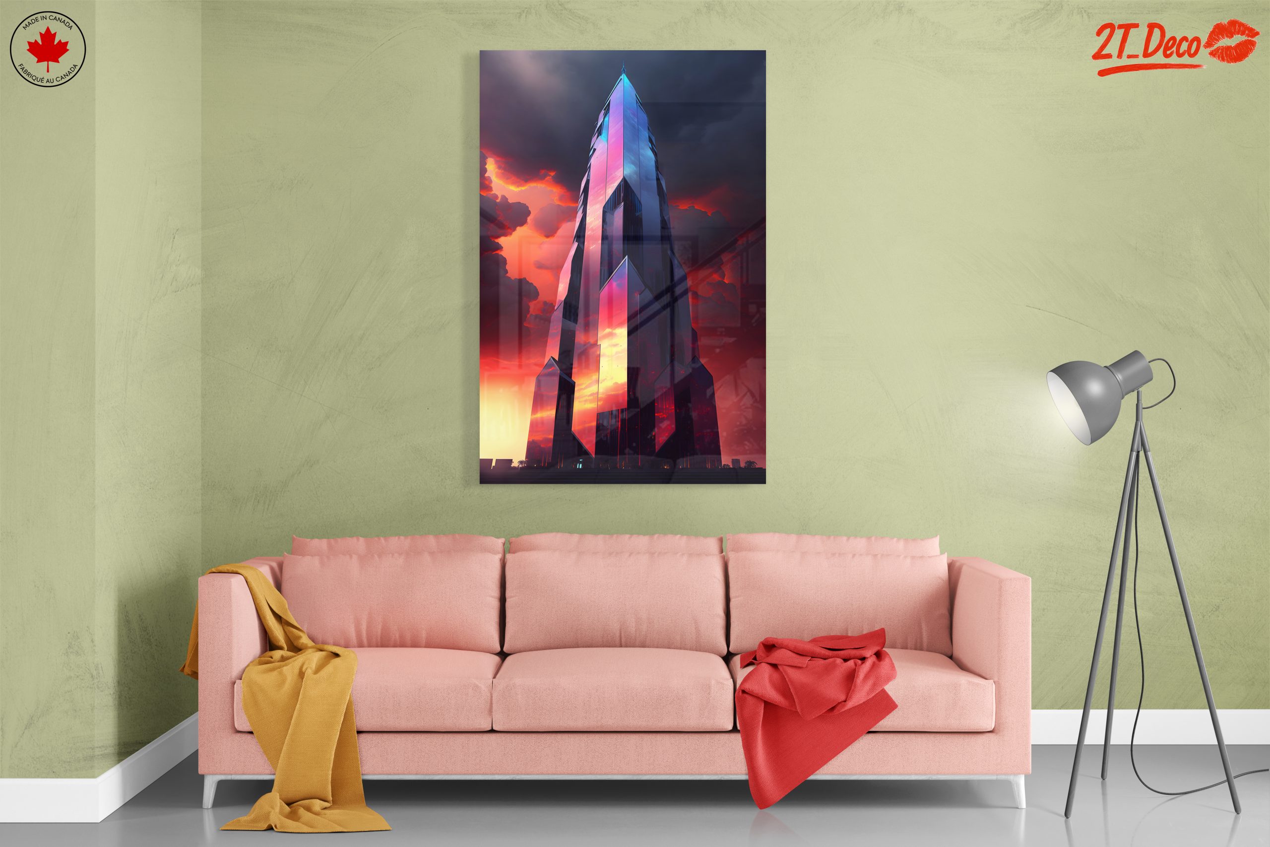 Futuristic Skyscraper Against Dramatic Sky - Image 7