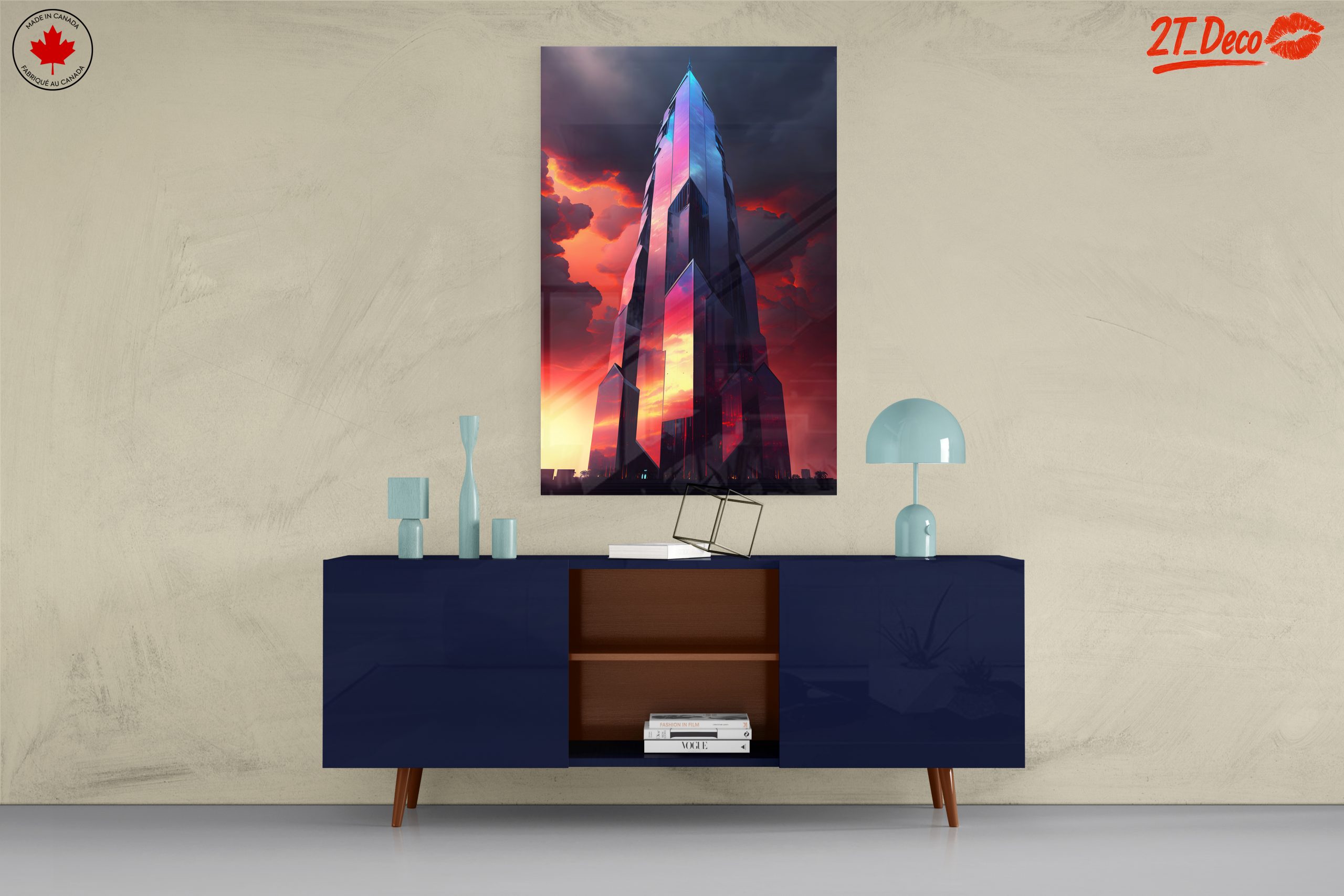 Futuristic Skyscraper Against Dramatic Sky - Image 8
