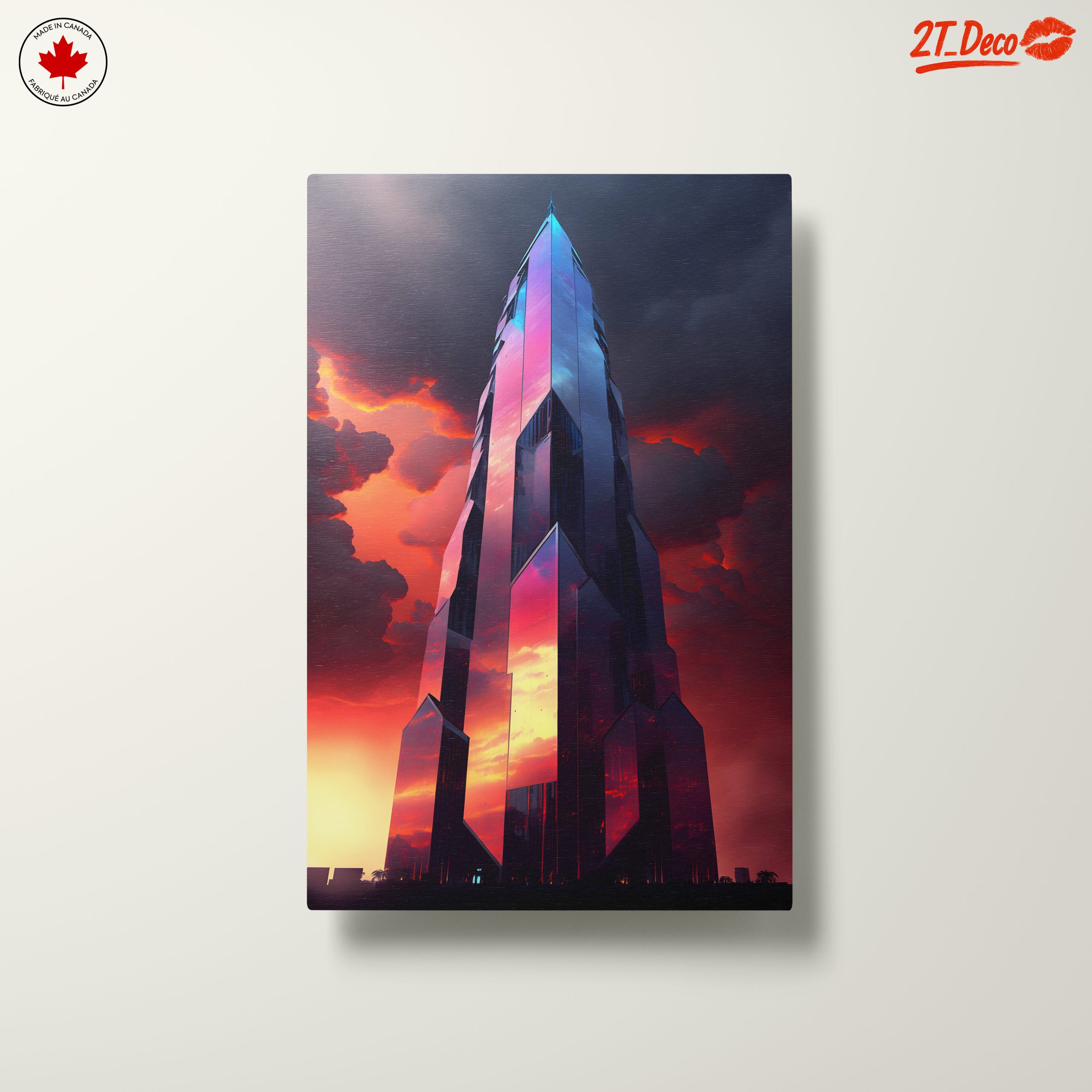 Futuristic Skyscraper Against Dramatic Sky - Image 10