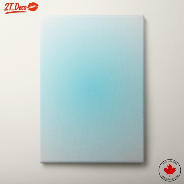 Gradient Blue Abstract Cloud Art