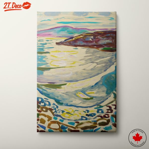 Stylized Abstract Coastal Landscape 2