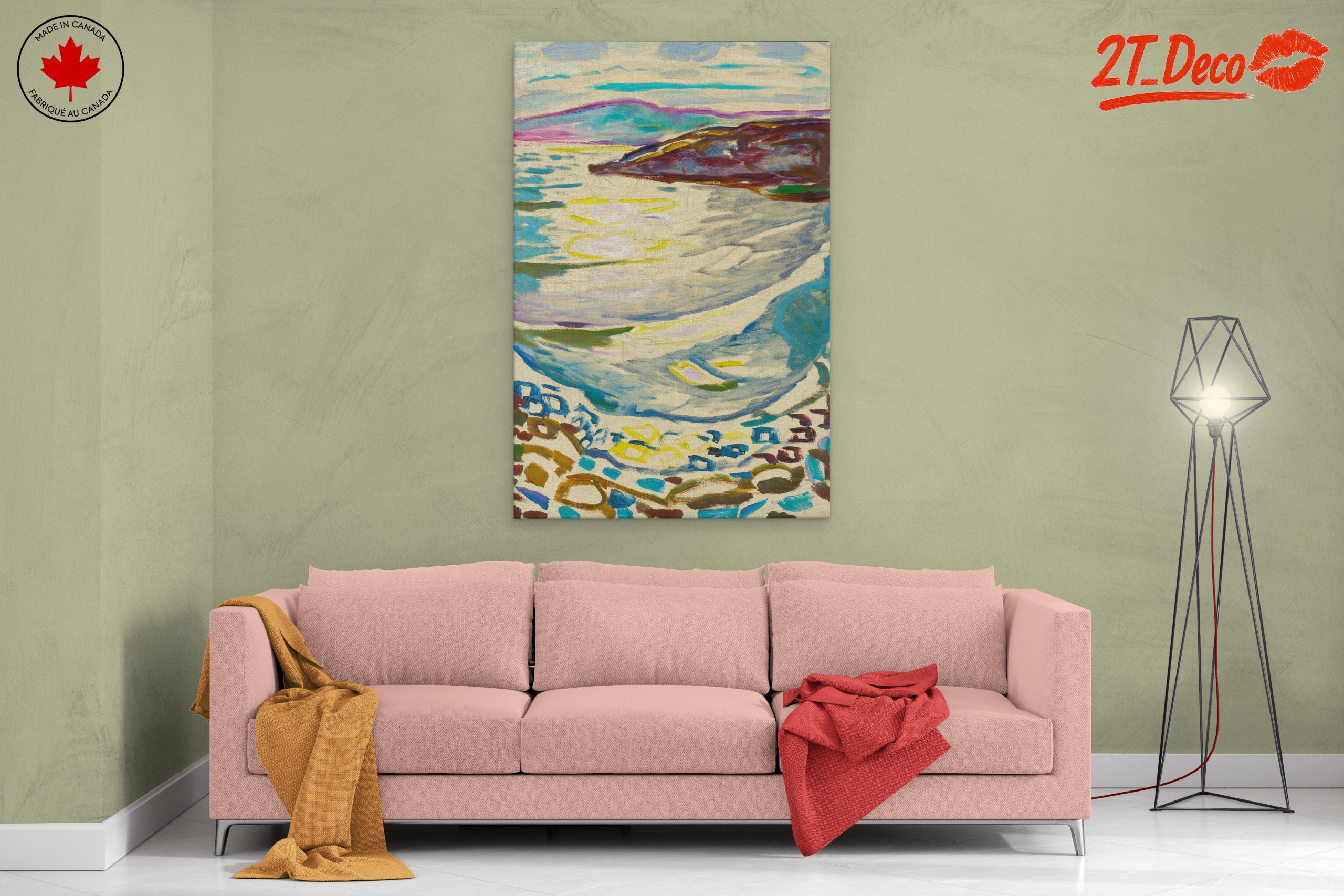 Stylized Abstract Coastal Landscape 2 - Image 2