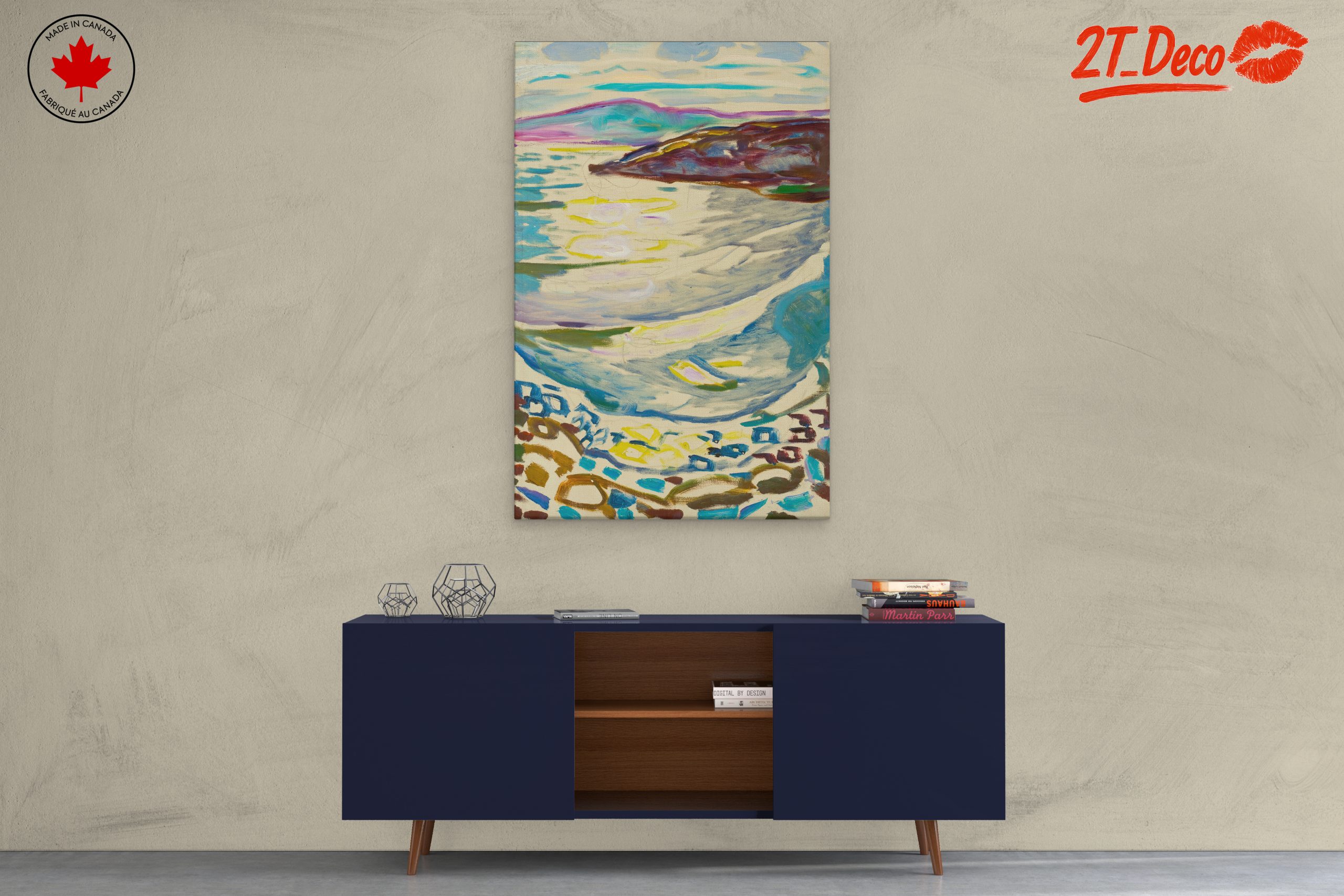 Stylized Abstract Coastal Landscape 2 - Image 3