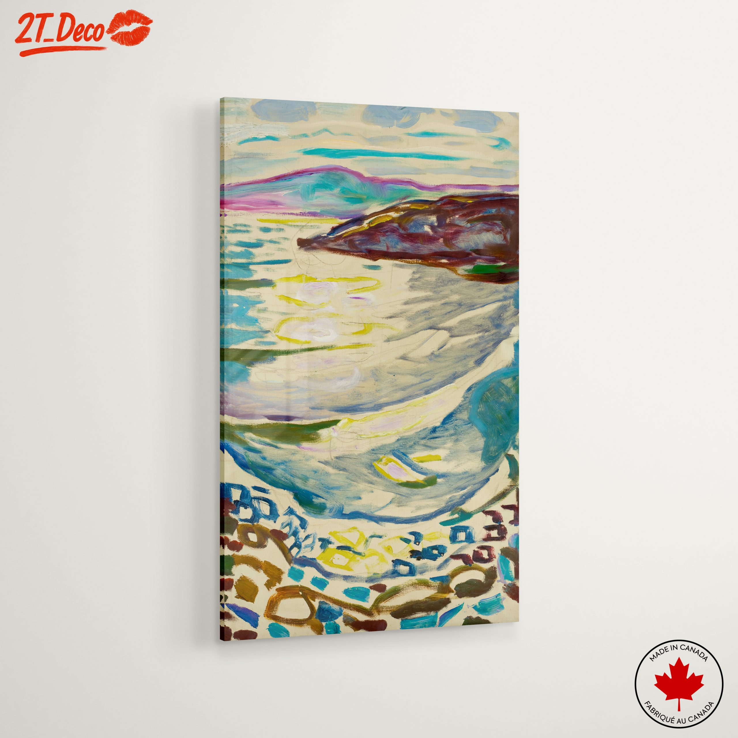 Stylized Abstract Coastal Landscape 2 - Image 6