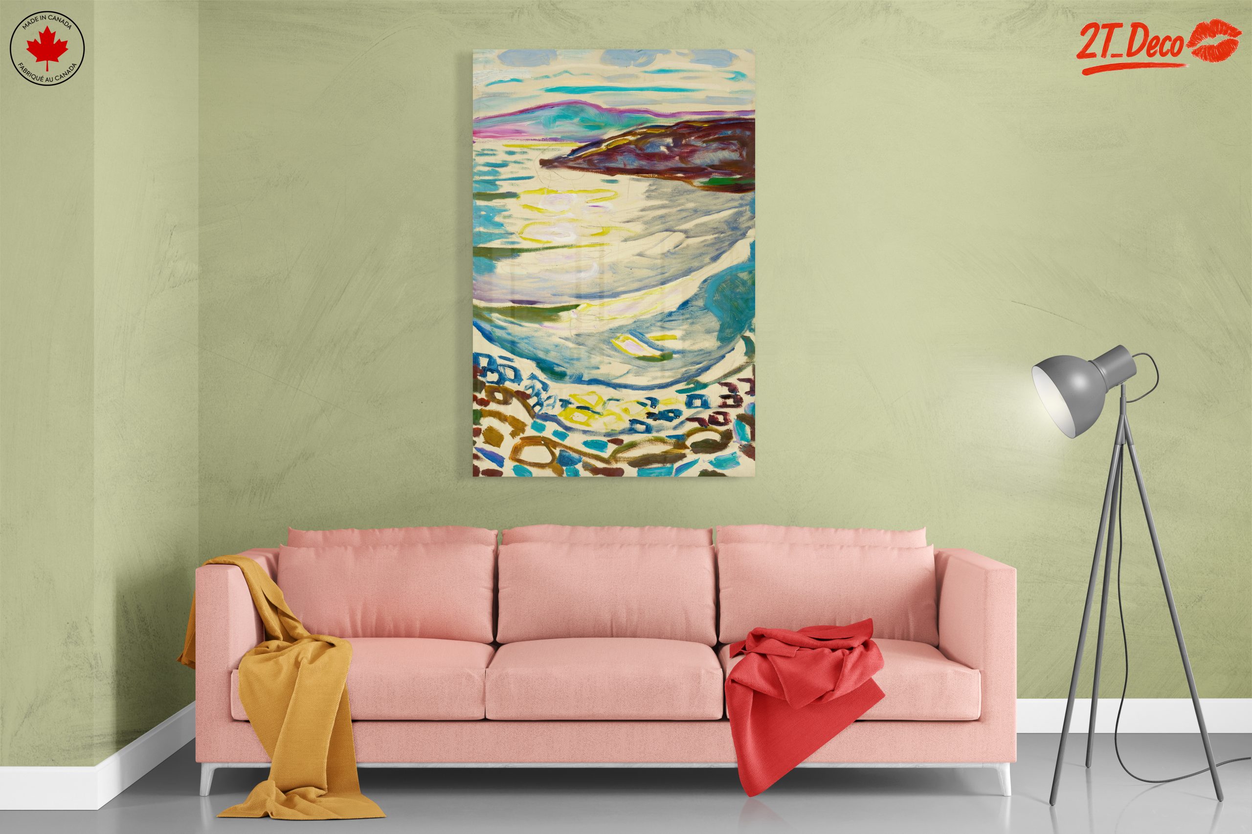 Stylized Abstract Coastal Landscape 2 - Image 7