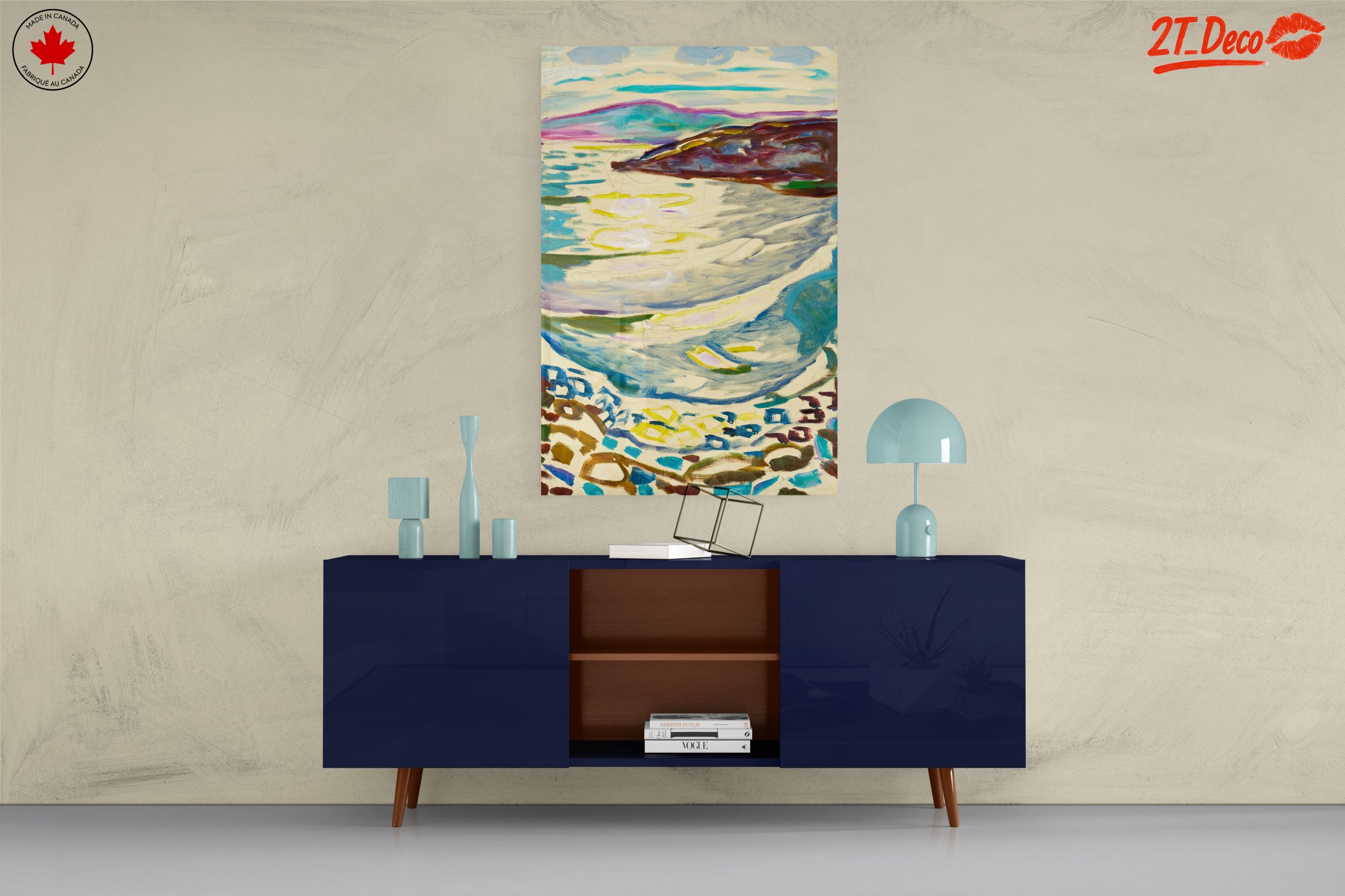 Stylized Abstract Coastal Landscape 2 - Image 8