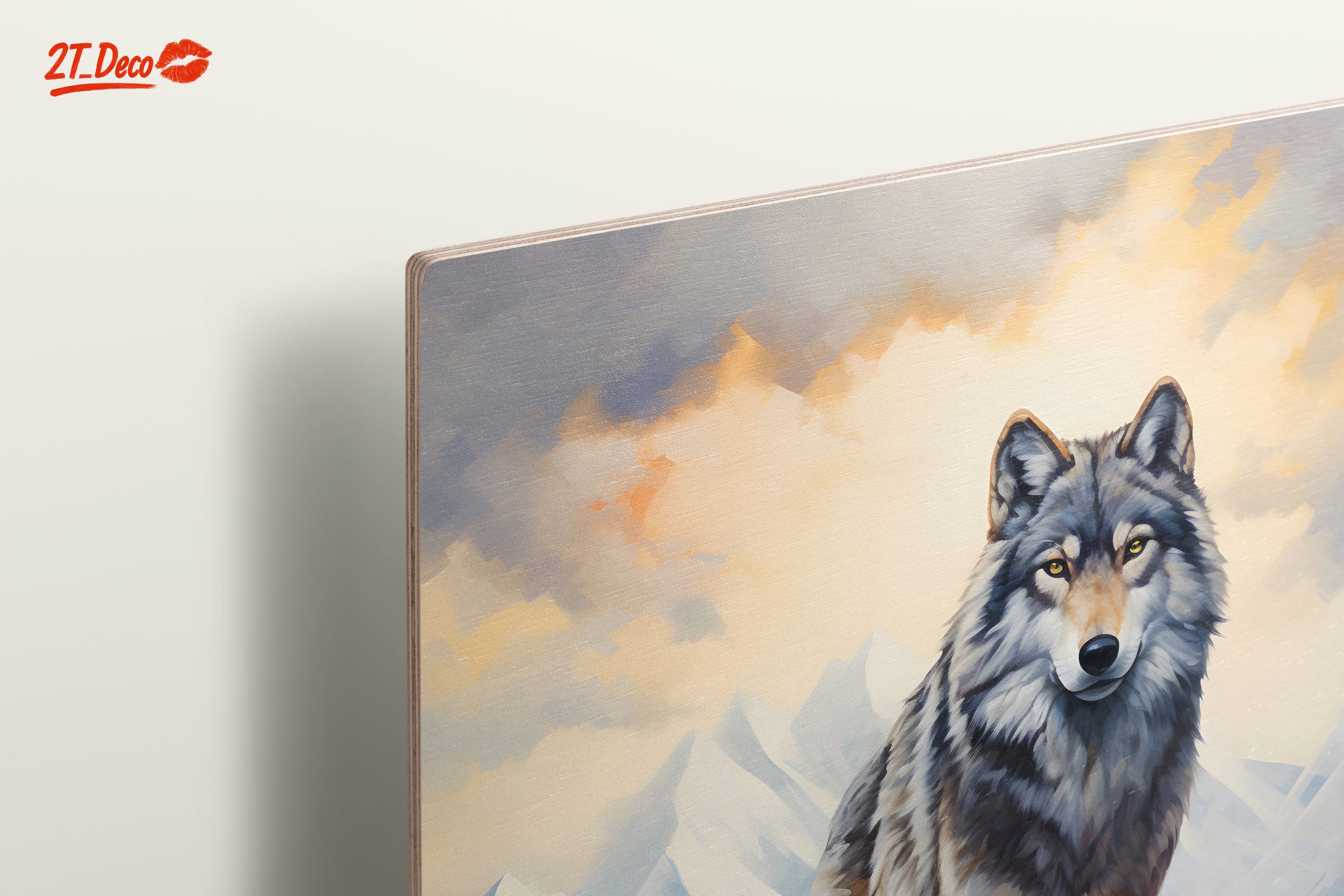 Realistic Wolf Art in Mountain Landscape - Image 15