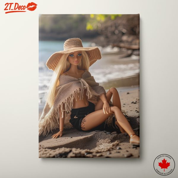 Stylish Fashion Doll on the Beach