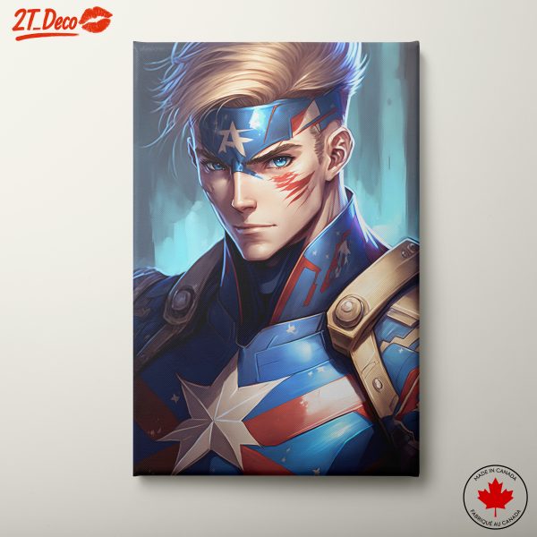 Dynamic Hero Character Art Design