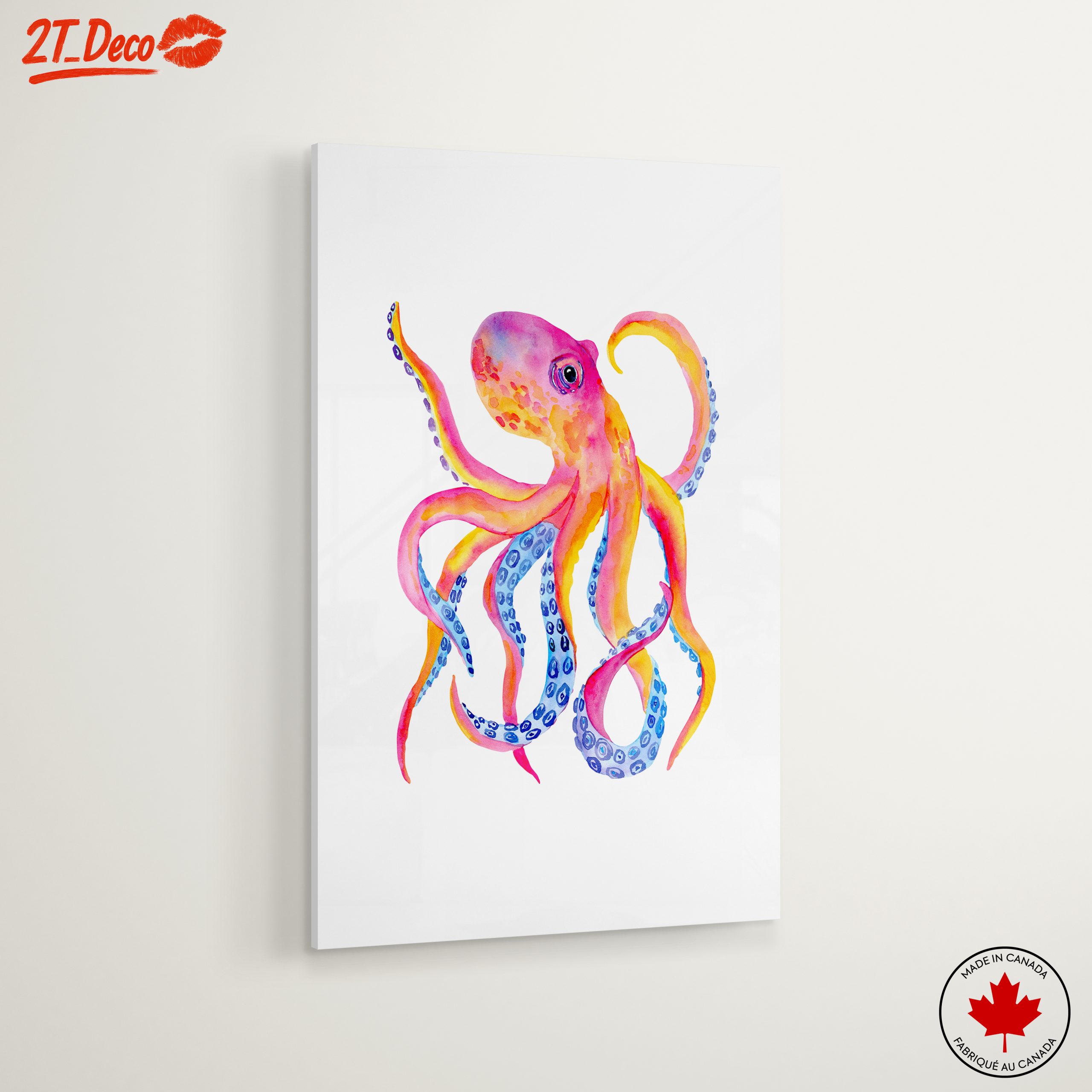 Colorful Abstract Octopus Artwork - Image 6