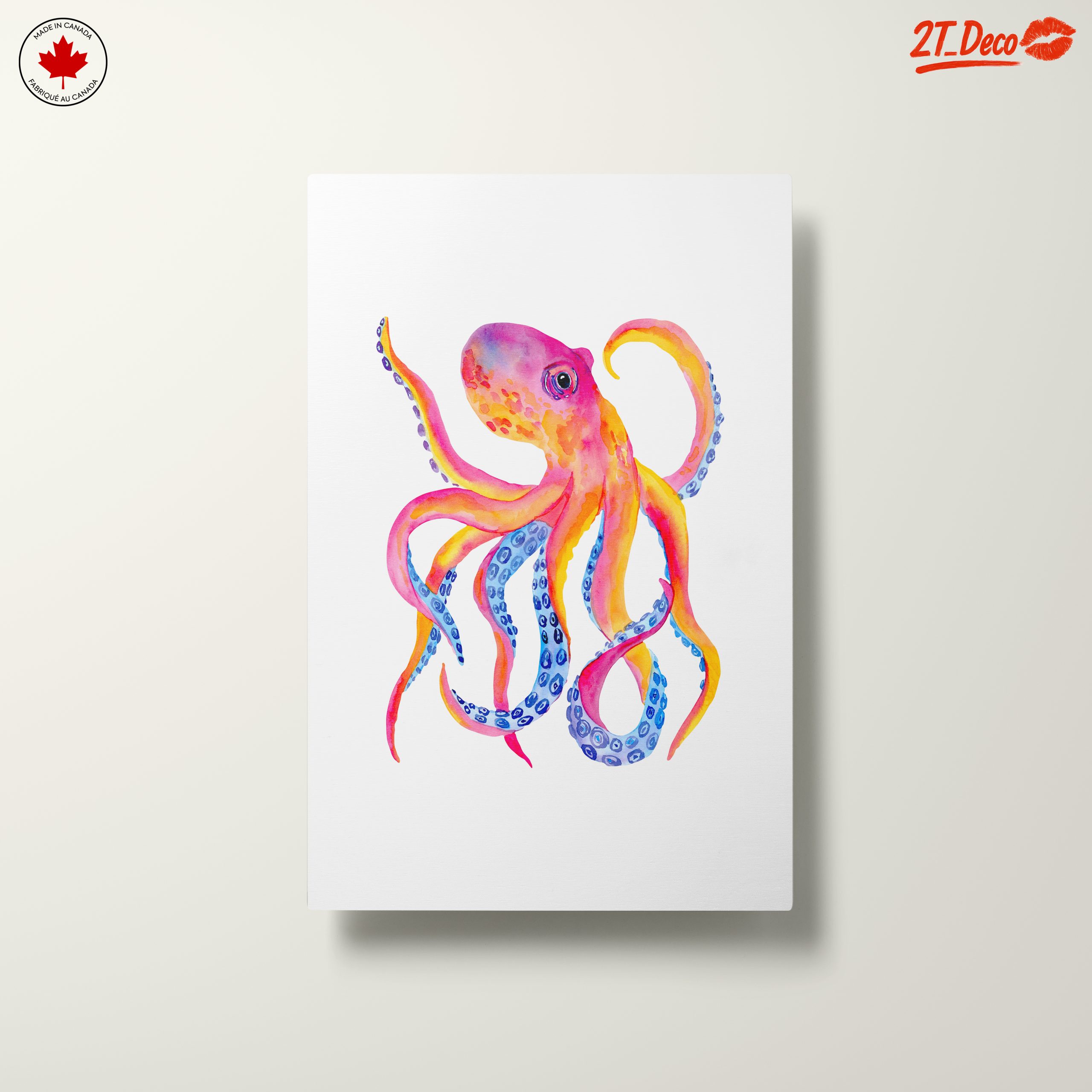 Colorful Abstract Octopus Artwork - Image 10