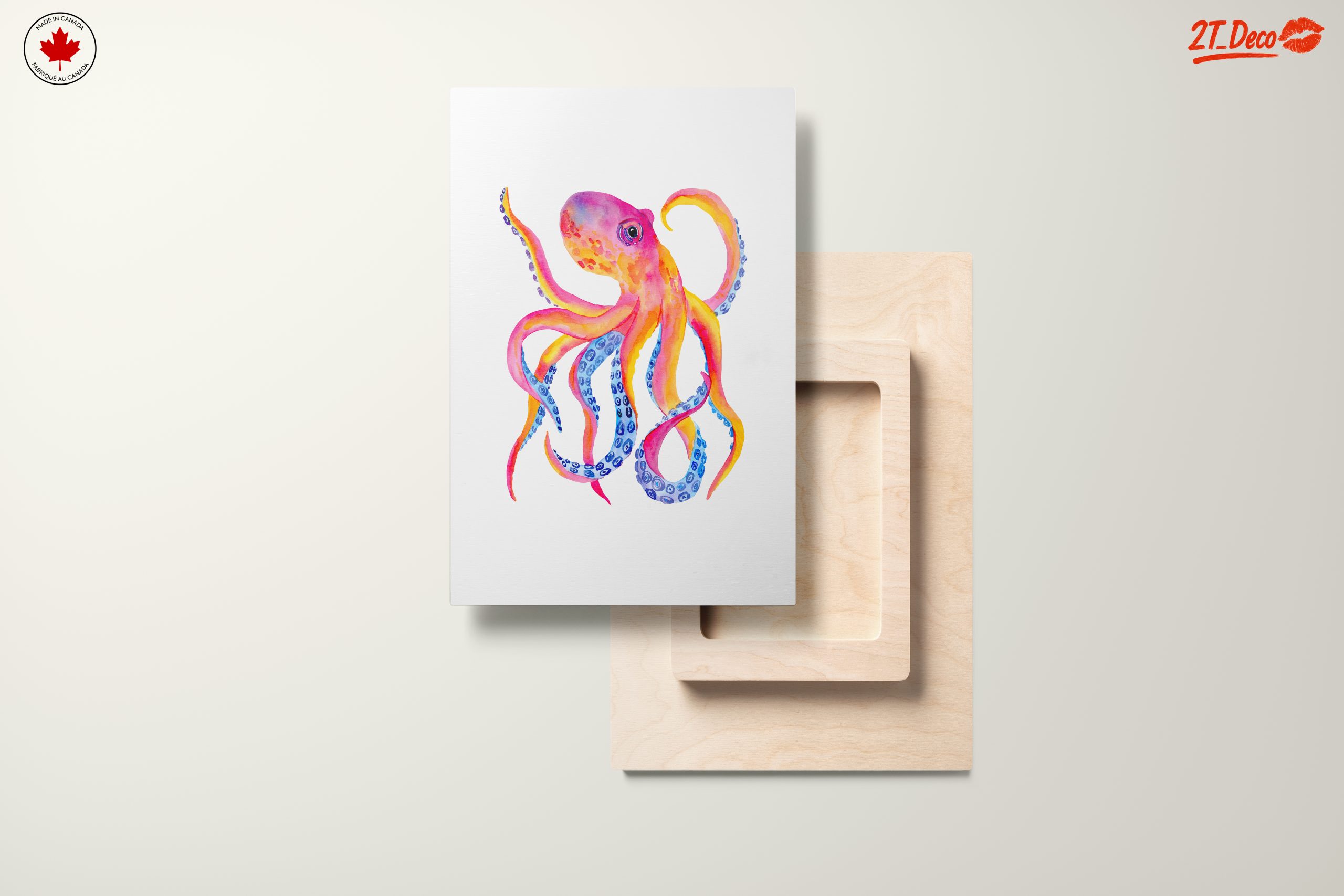 Colorful Abstract Octopus Artwork - Image 11