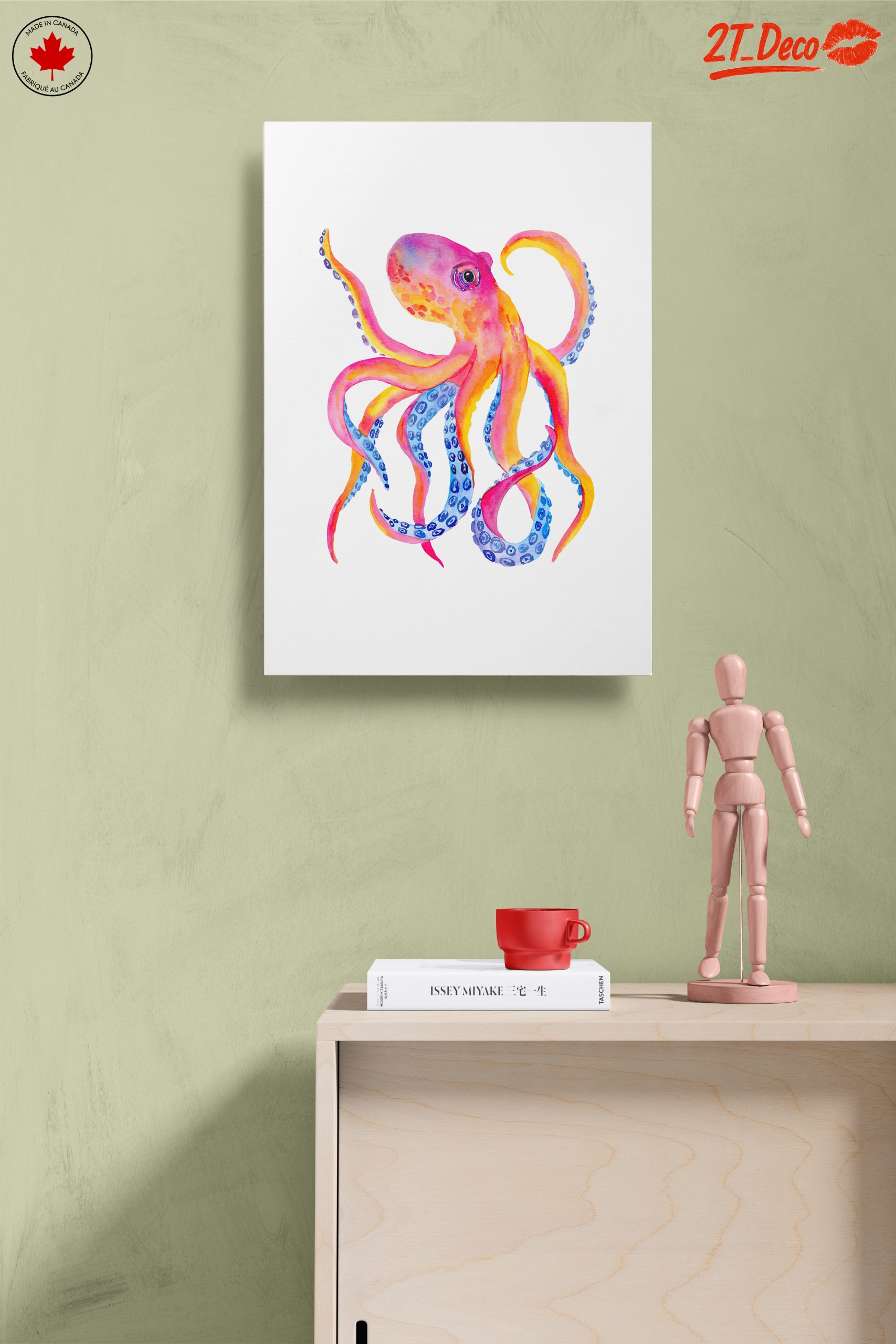 Colorful Abstract Octopus Artwork - Image 14