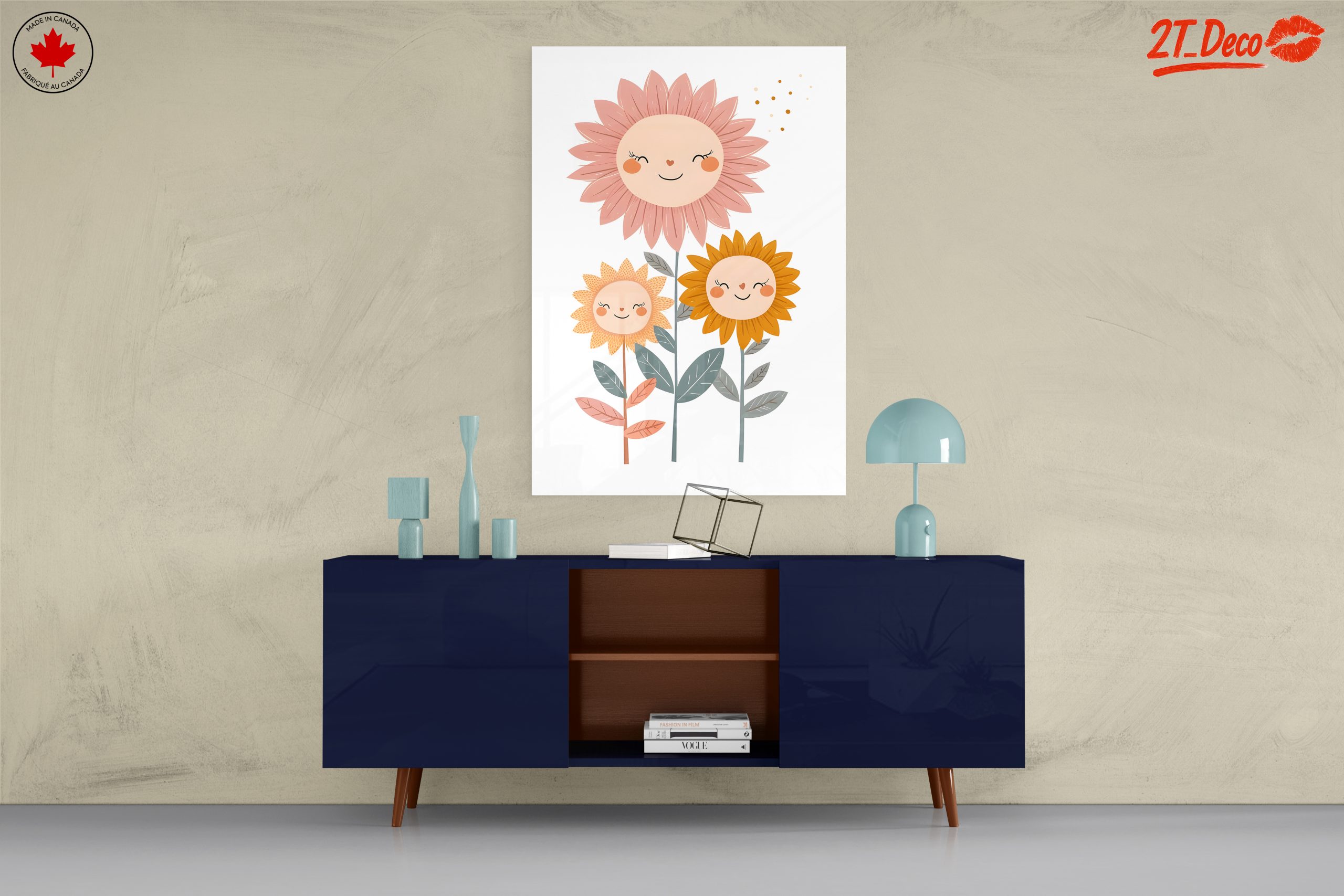 Playful Floral Characters with Smiling Faces - Image 8