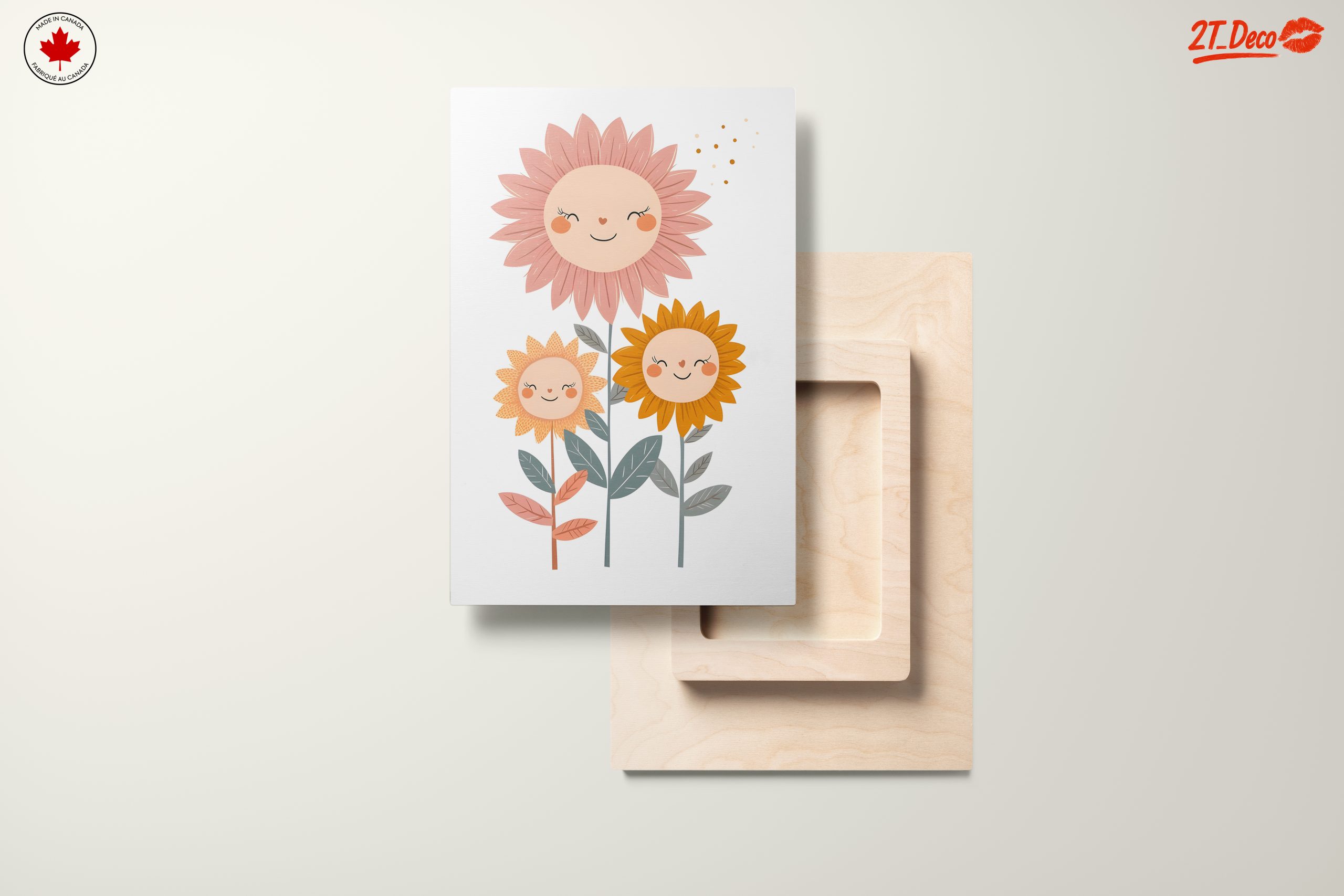 Playful Floral Characters with Smiling Faces - Image 11