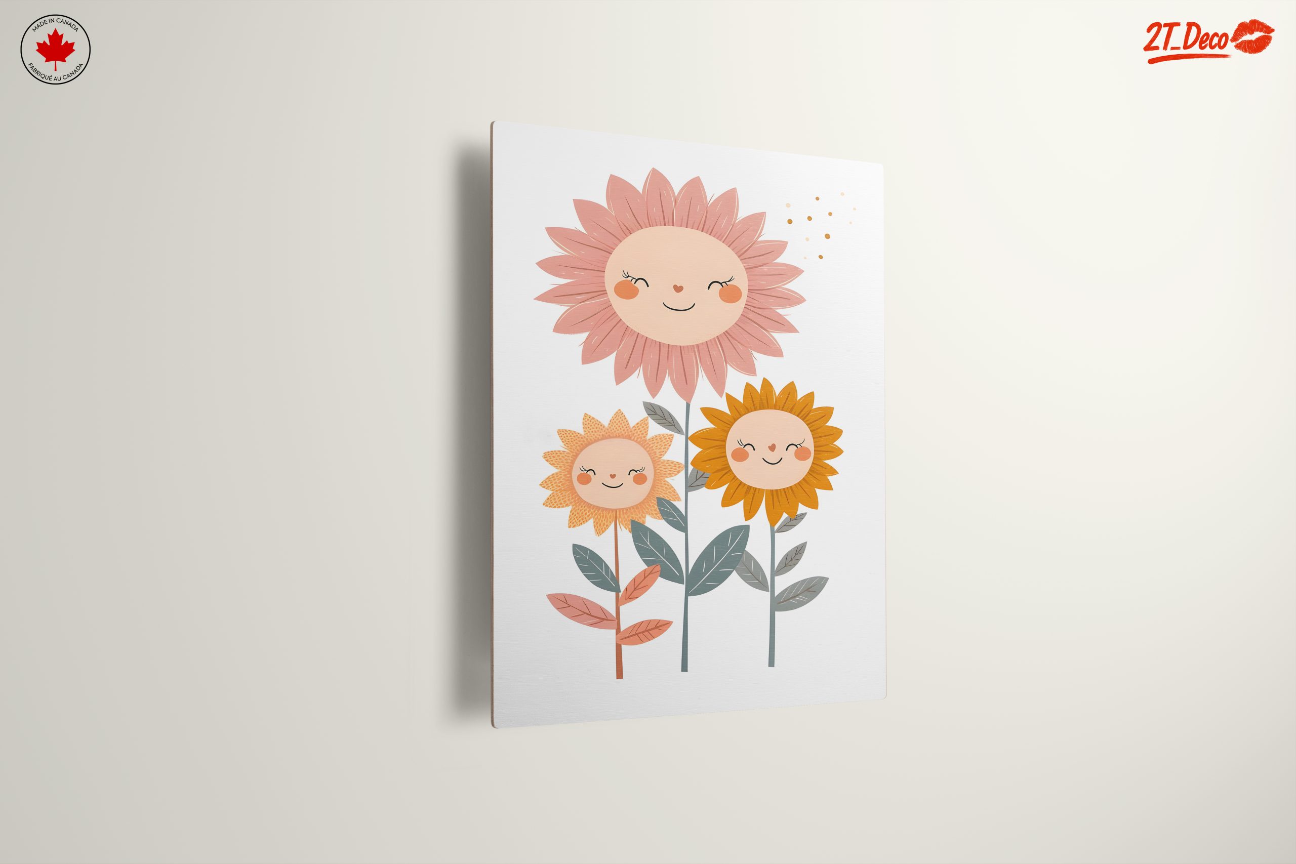 Playful Floral Characters with Smiling Faces - Image 13