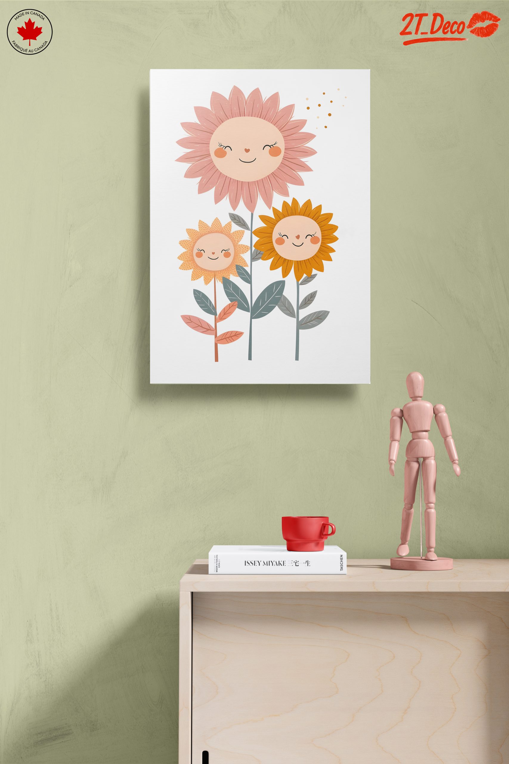 Playful Floral Characters with Smiling Faces - Image 14