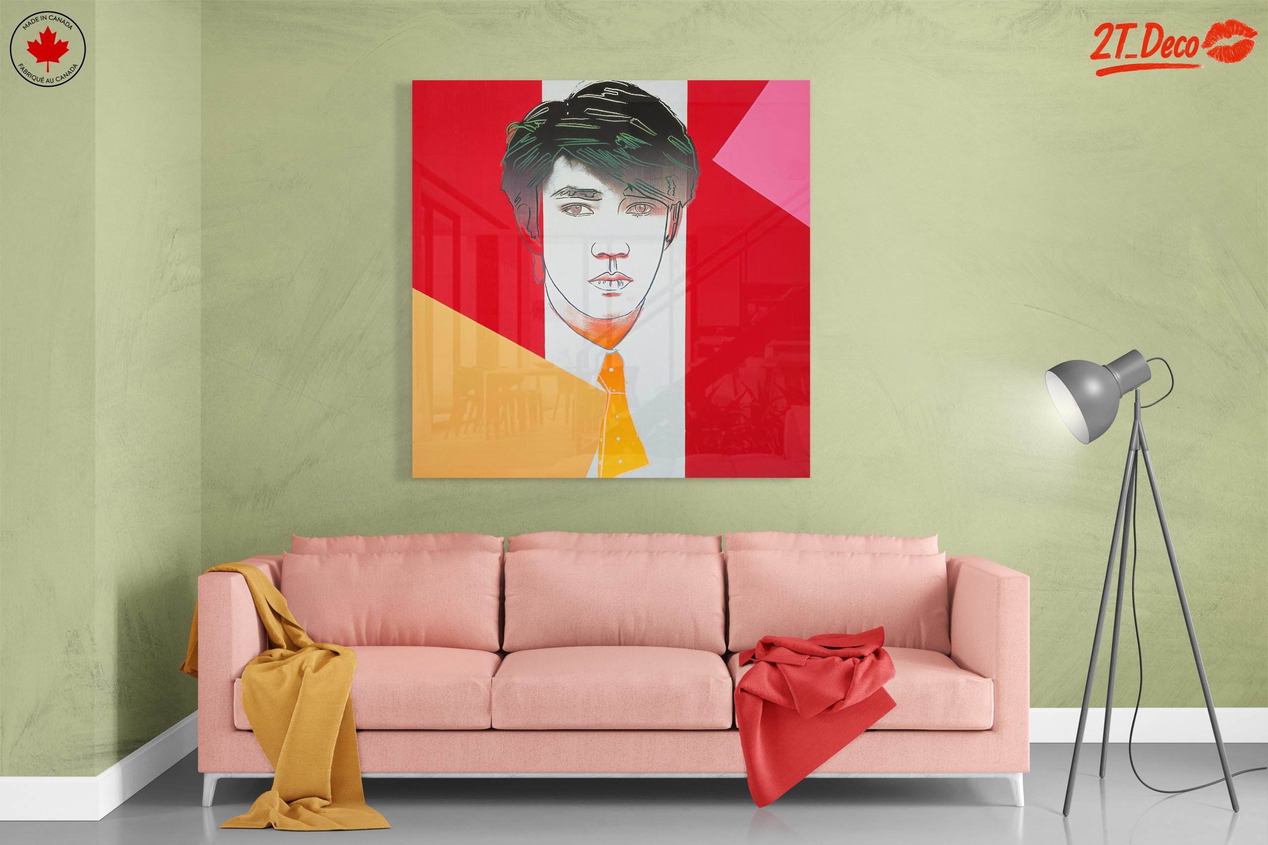 Stylized Contemporary Portrait with Bold Colors 2 - Image 7