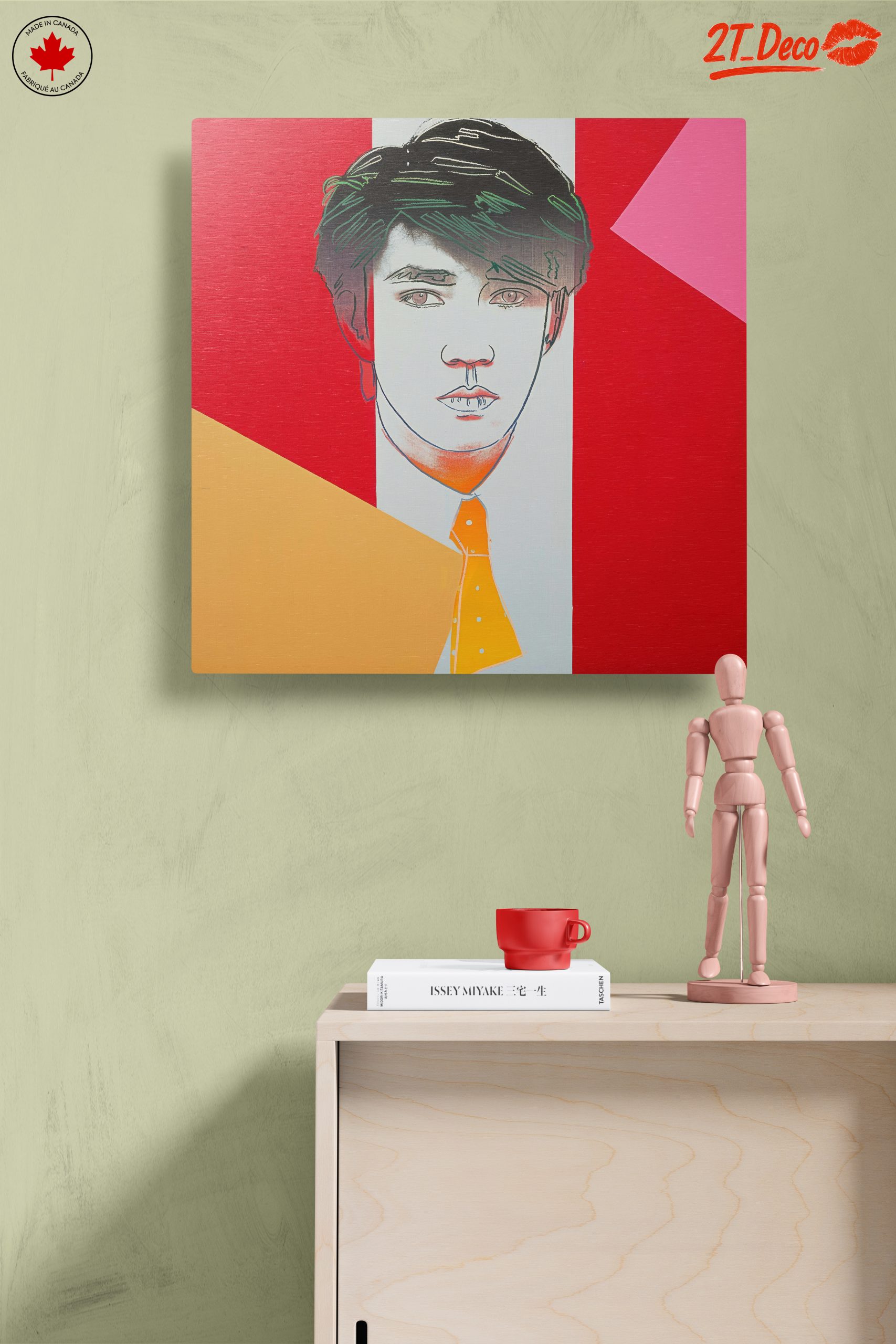 Stylized Contemporary Portrait with Bold Colors 2 - Image 14