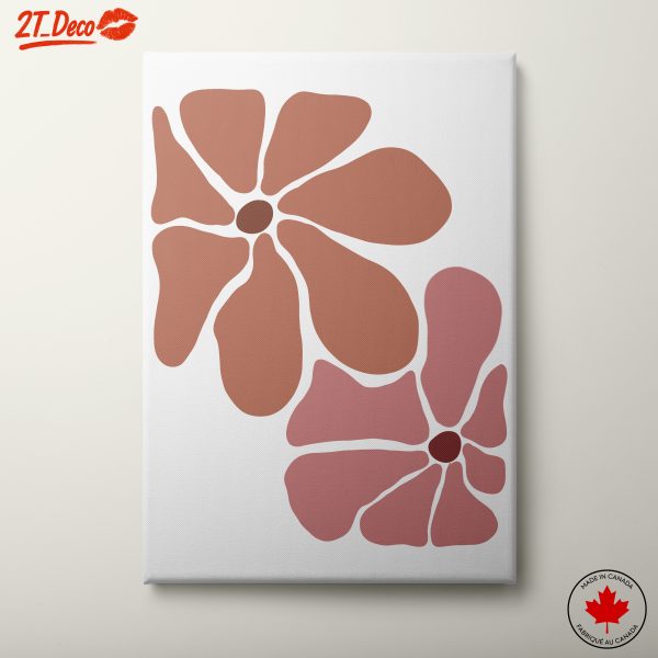 Stylized Floral Art Design for Modern Decor