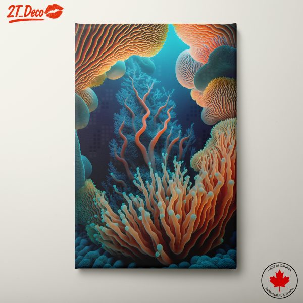 Vibrant Abstract Marine Life Art 2