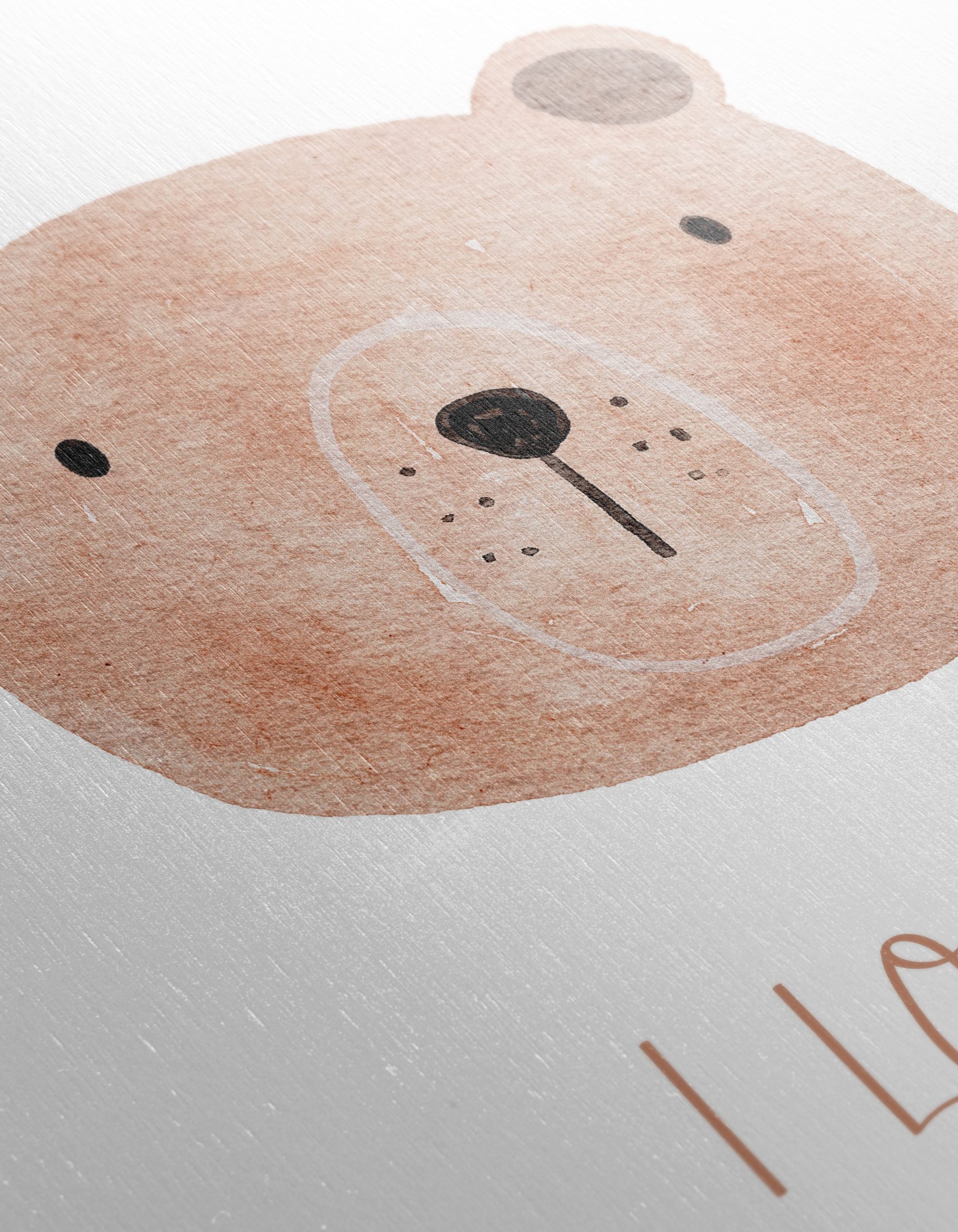 Cute Bear Illustration with Love Quote - Image 12