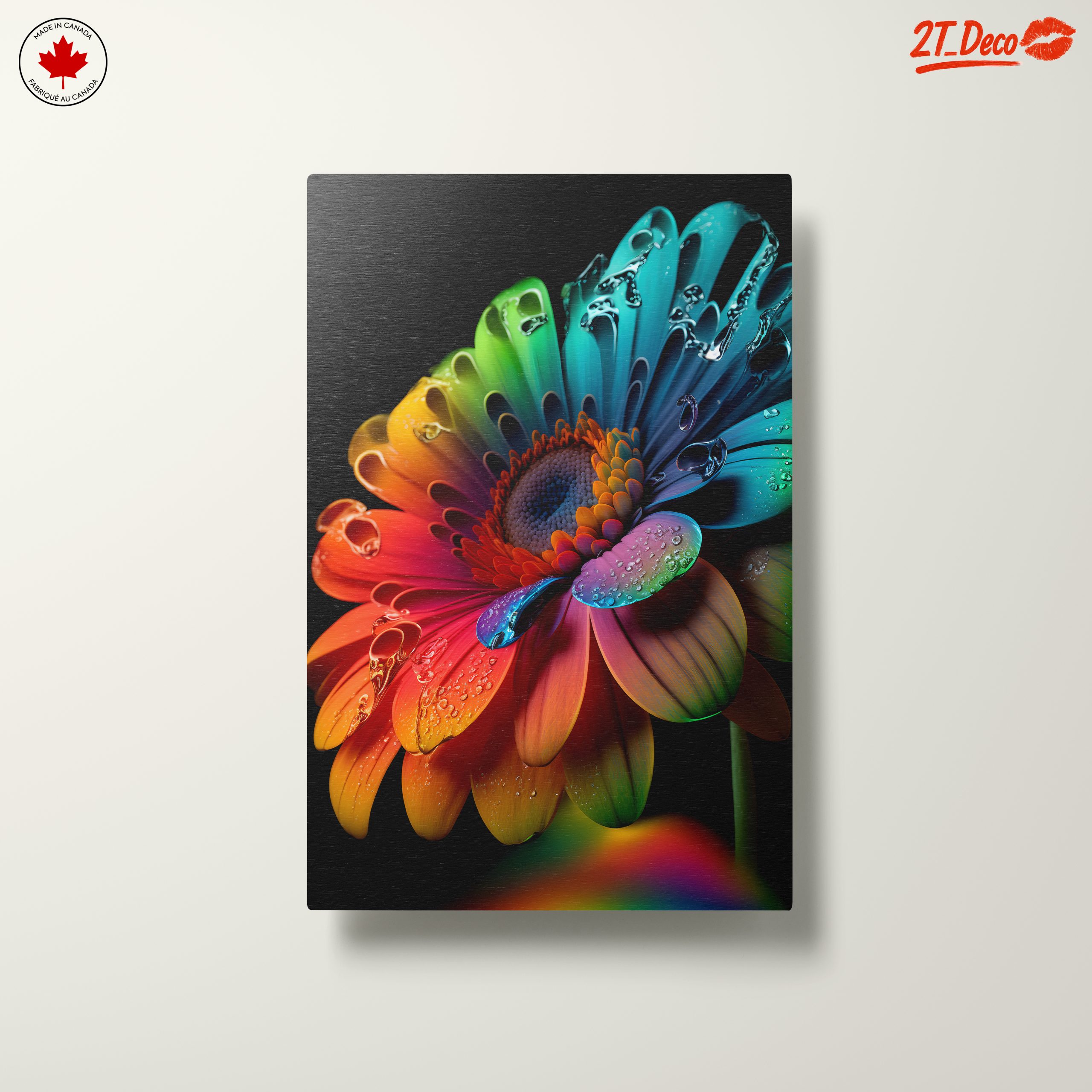 Vibrant Colorful Abstract Floral Artwork - Image 10