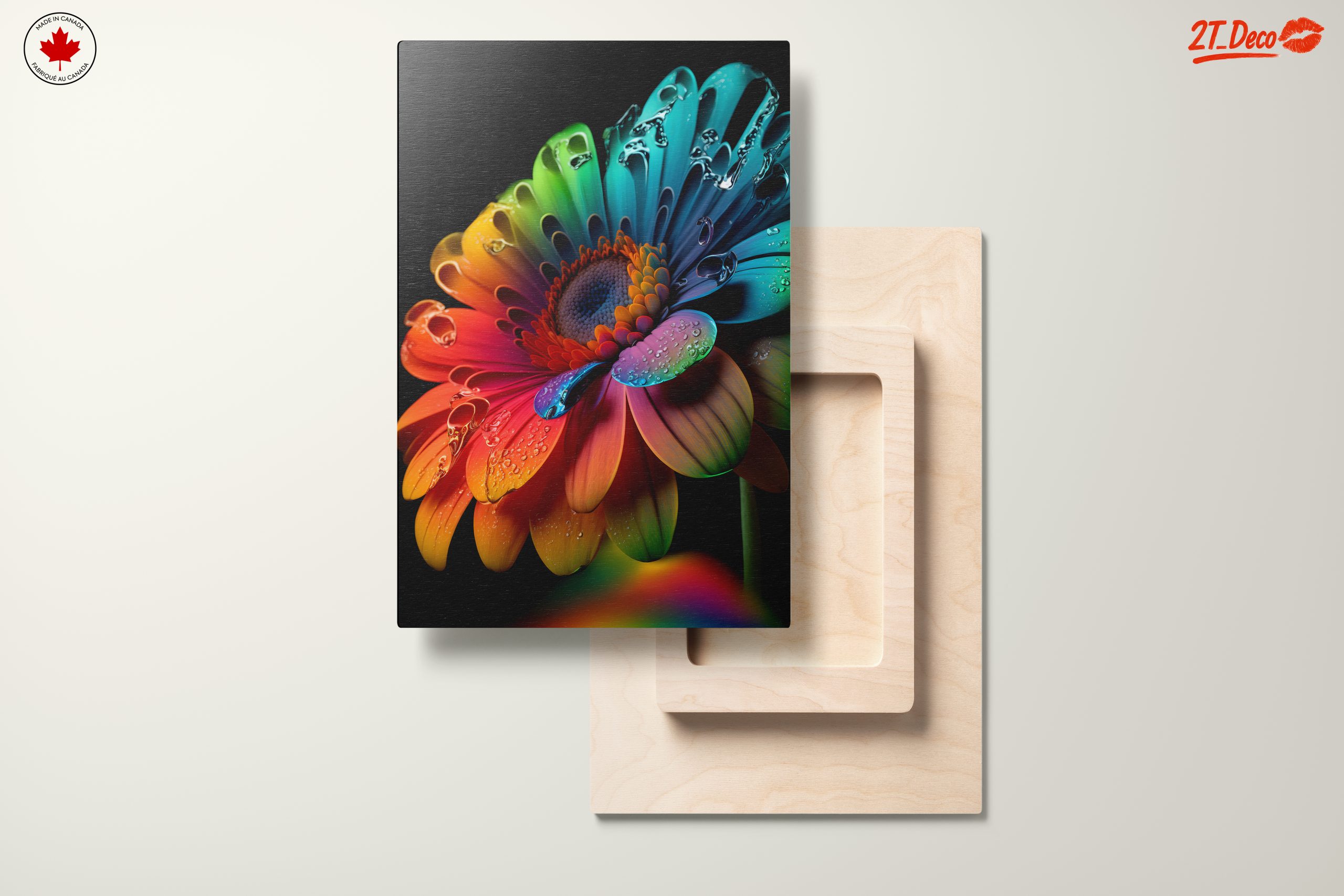 Vibrant Colorful Abstract Floral Artwork - Image 11