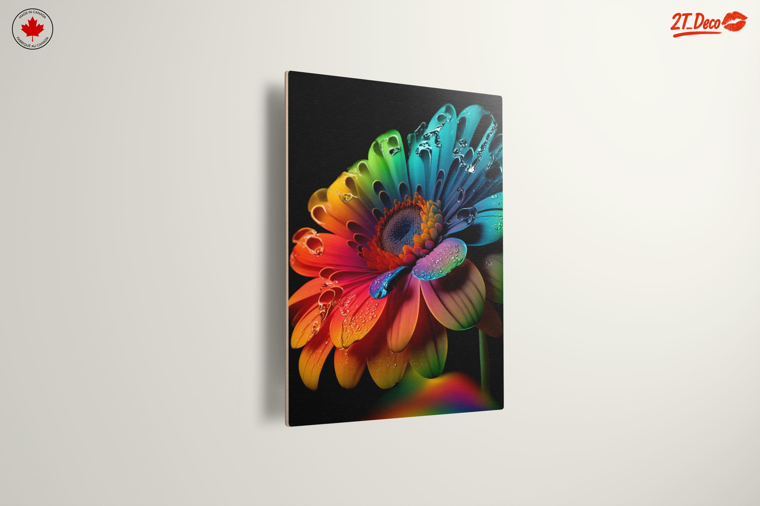 Vibrant Colorful Abstract Floral Artwork - Image 13