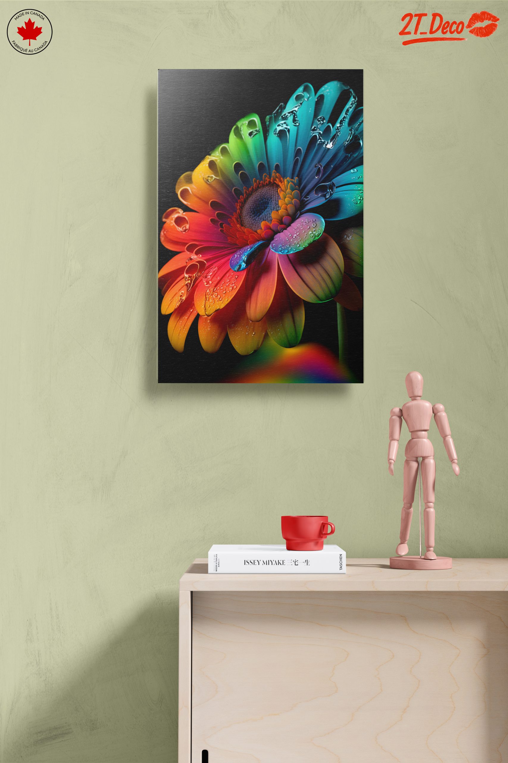 Vibrant Colorful Abstract Floral Artwork - Image 14