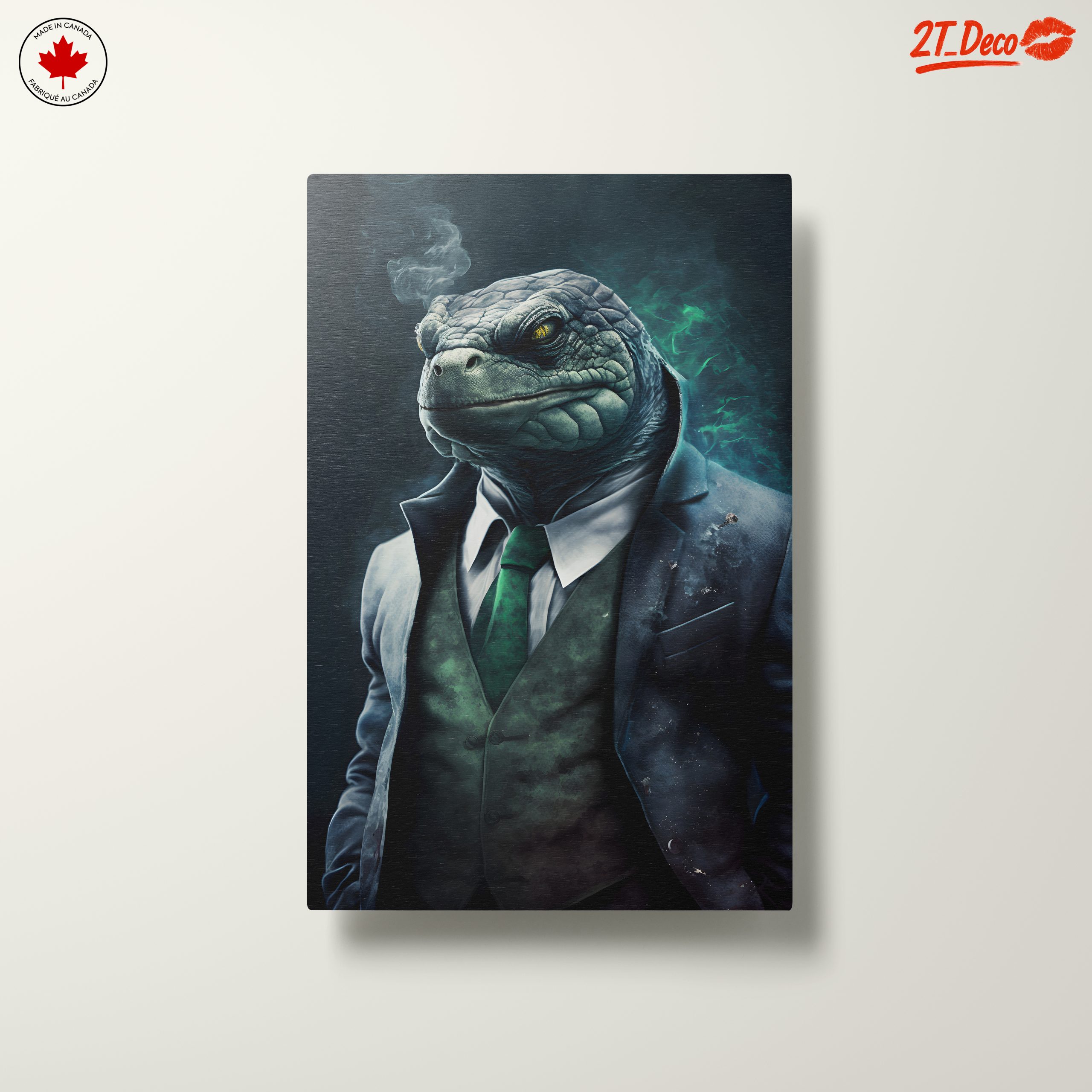 Stylized Lizard Character in Suit 2 - Image 10