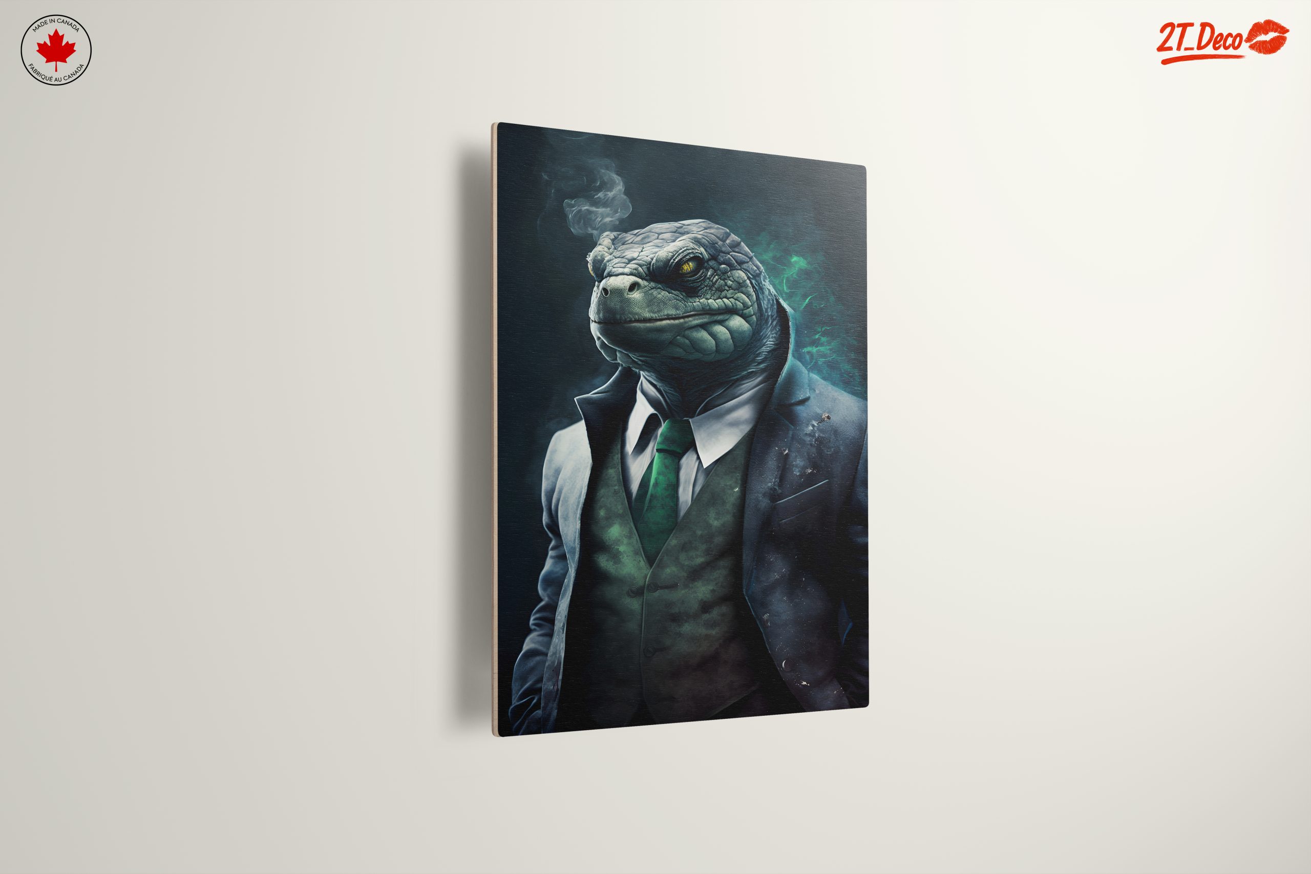 Stylized Lizard Character in Suit 2 - Image 13