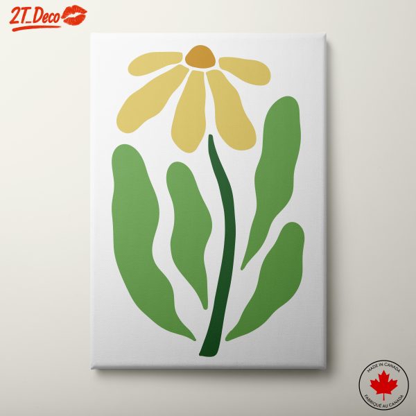 Stylized Botanical Flower Artwork 3