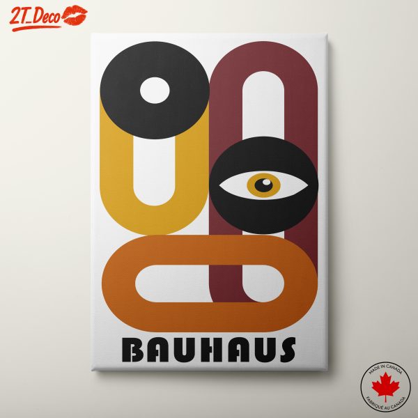 Colorful Bauhaus Geometric Art