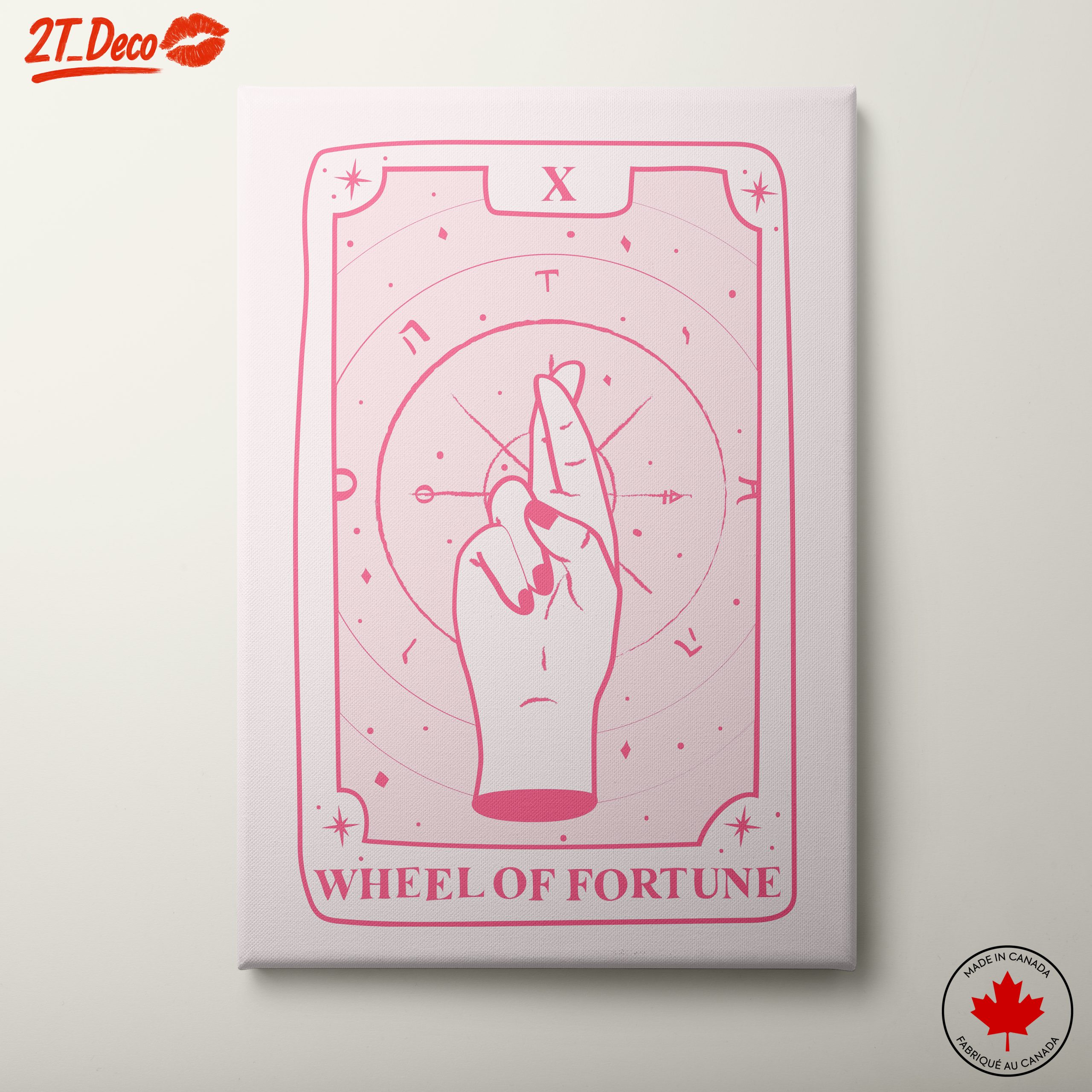 Wheel of Fortune Hand Illustration