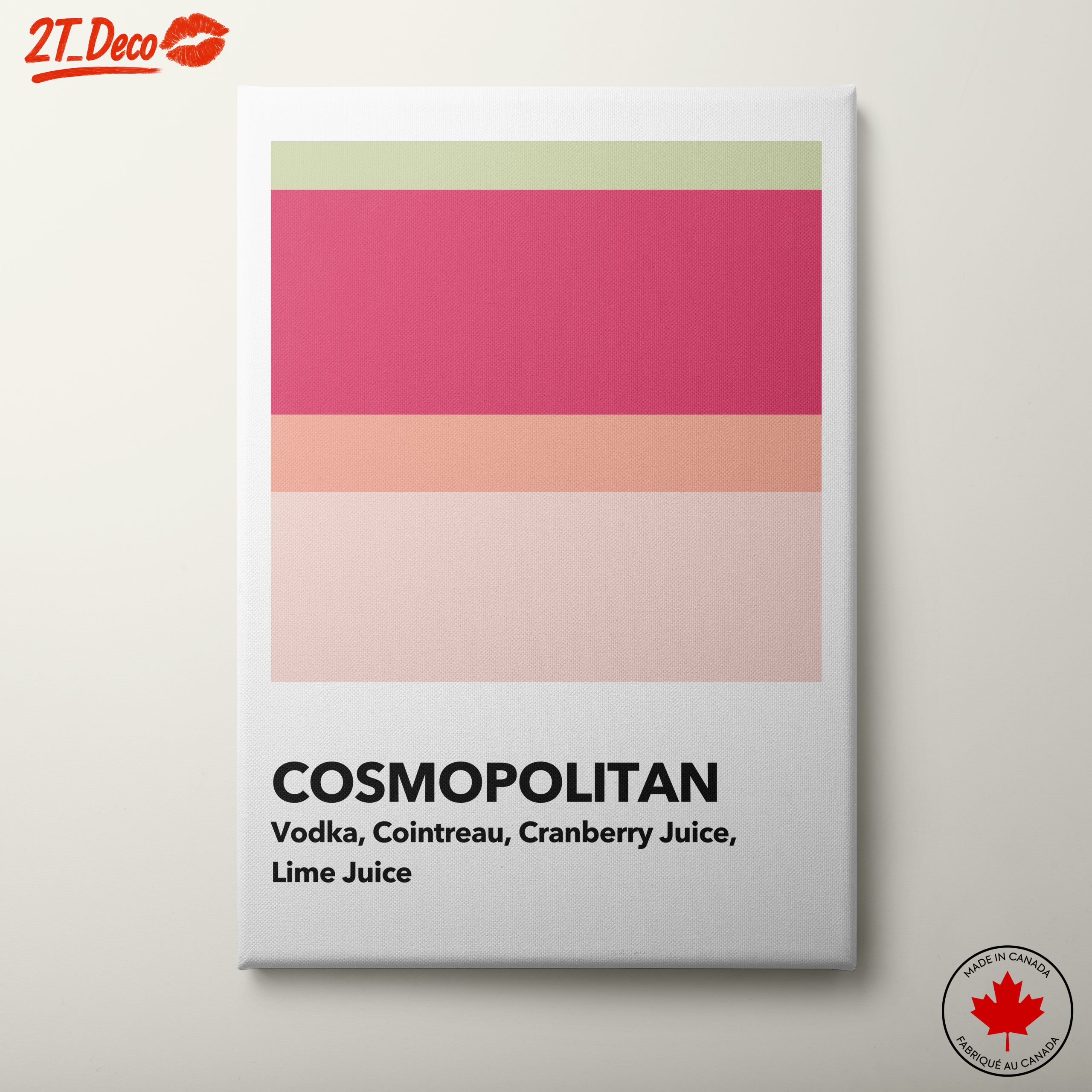 Cosmopolitan Cocktail Recipe Art 2